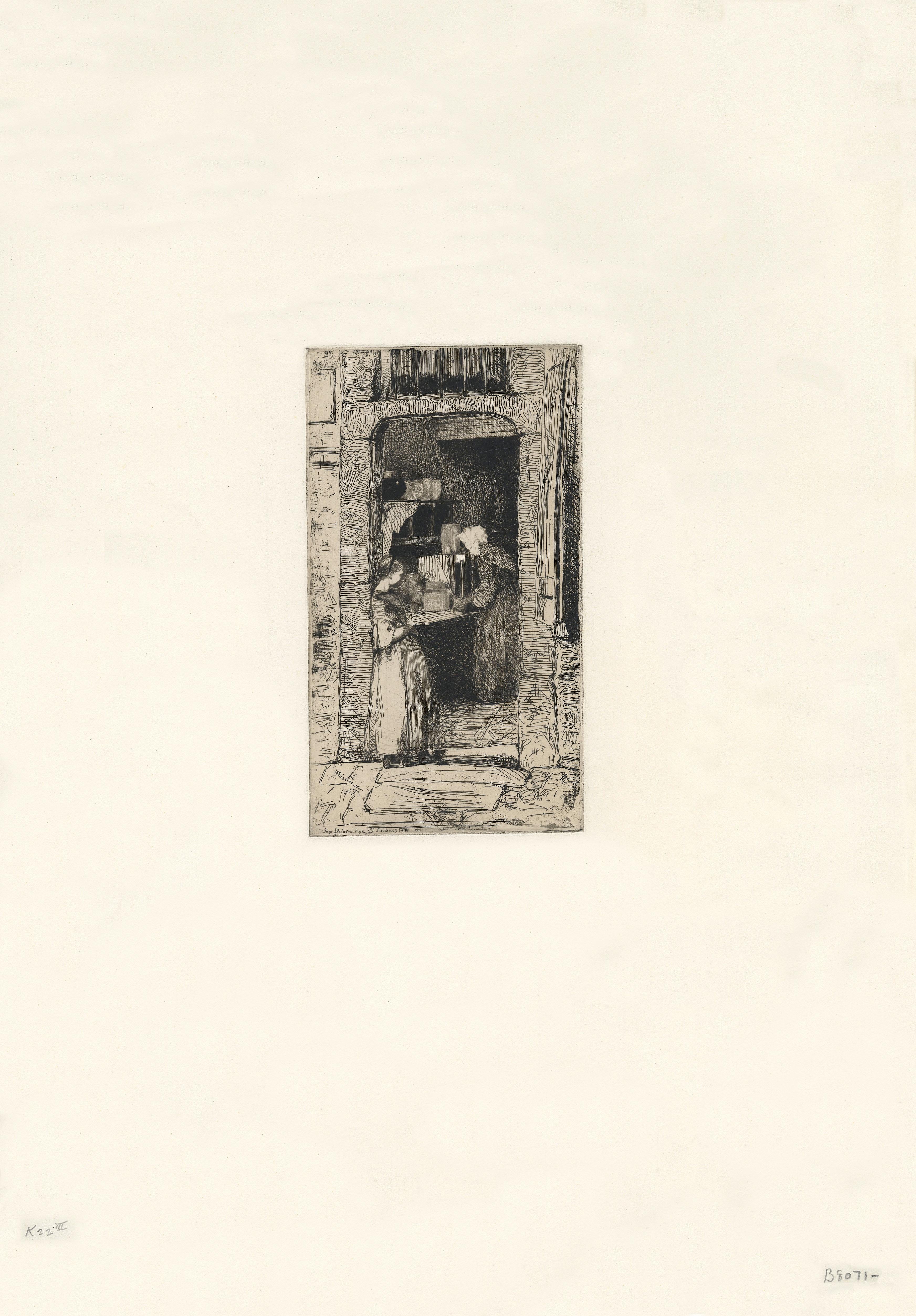 La Marchande de Moutarde [La Venditrice di Senape] - Print Vittoriano di James Abbott McNeill Whistler
