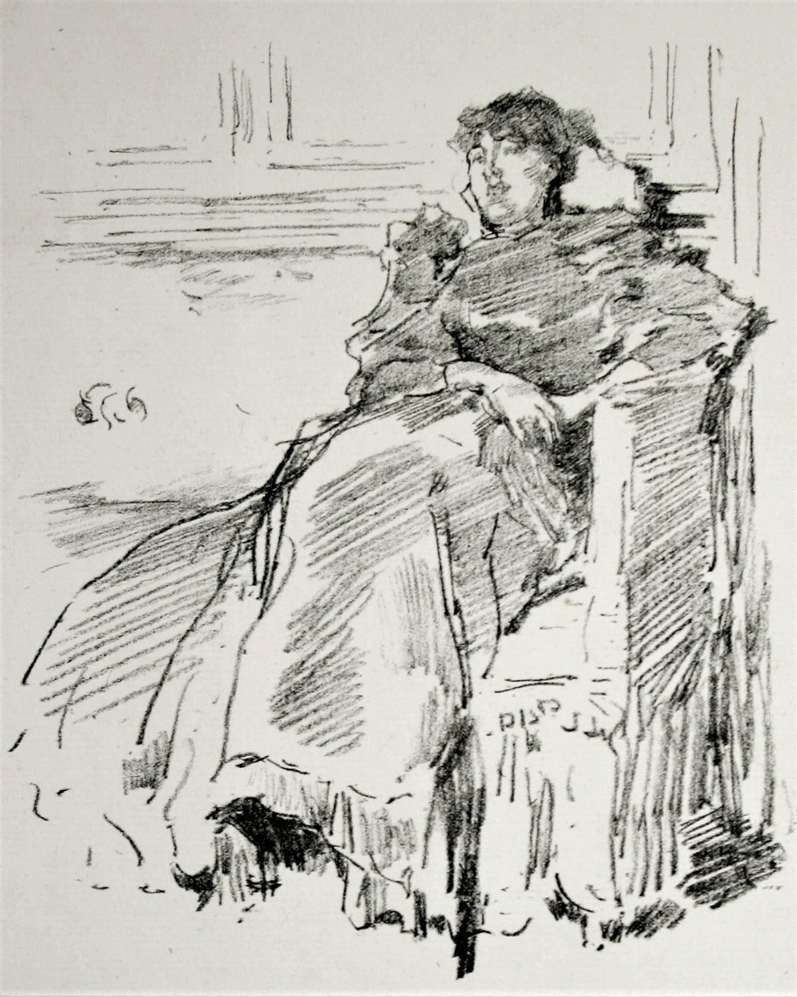 La Robe Rouge. (The Red Dress.) - Print by James Abbott McNeill Whistler