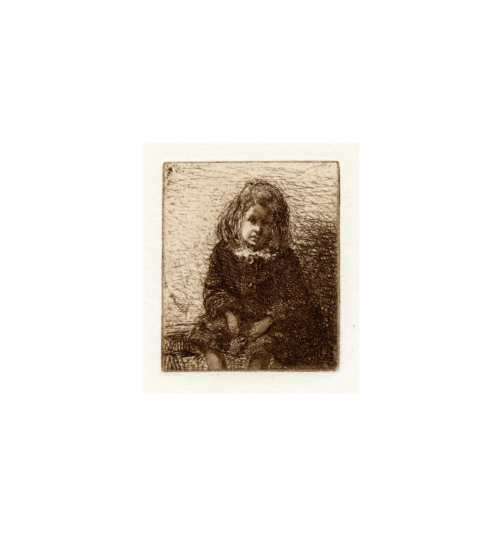 James Abbott McNeill Whistler Portrait Print - Little Arthur