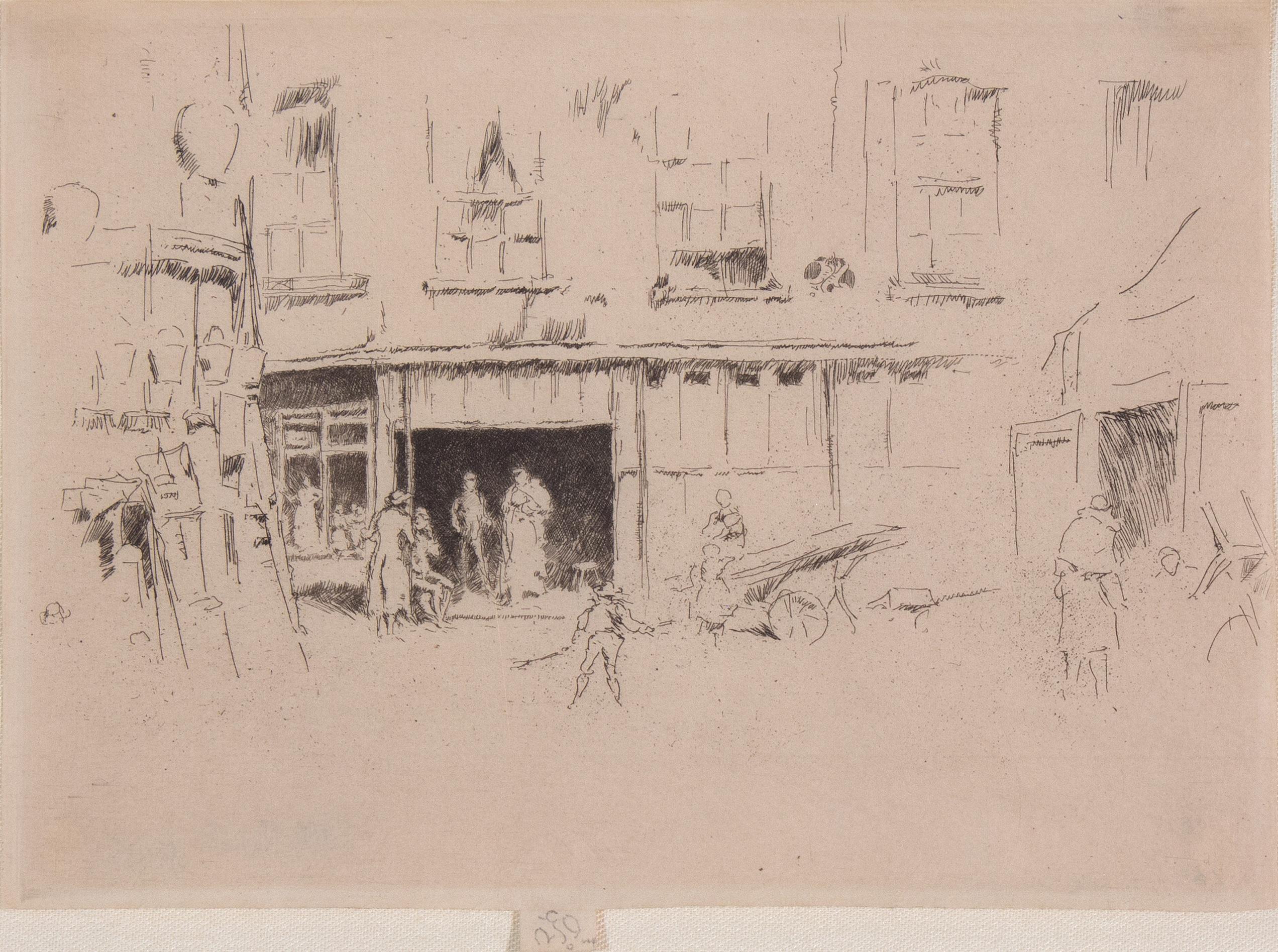 Little Court, de Un conjunto de veintiséis grabados de James A. McN. Whistler", 1880