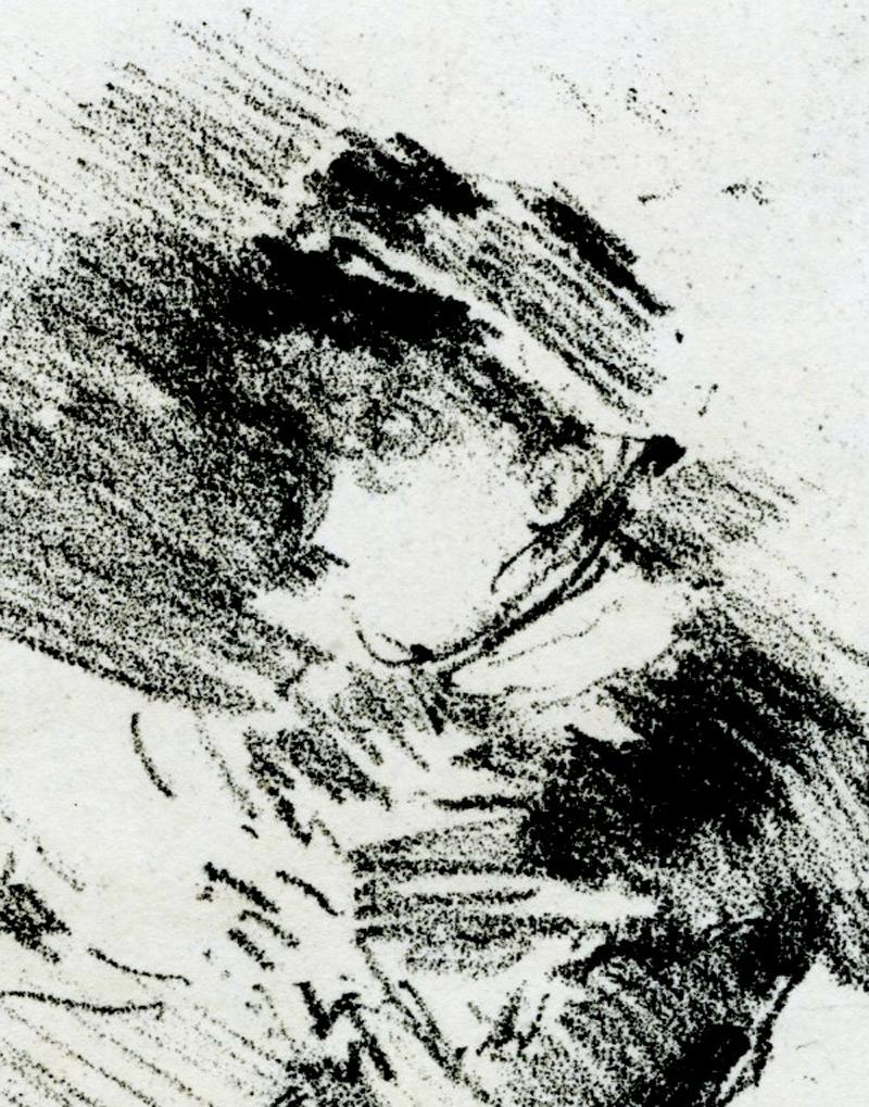 Reading - Print by James Abbott McNeill Whistler