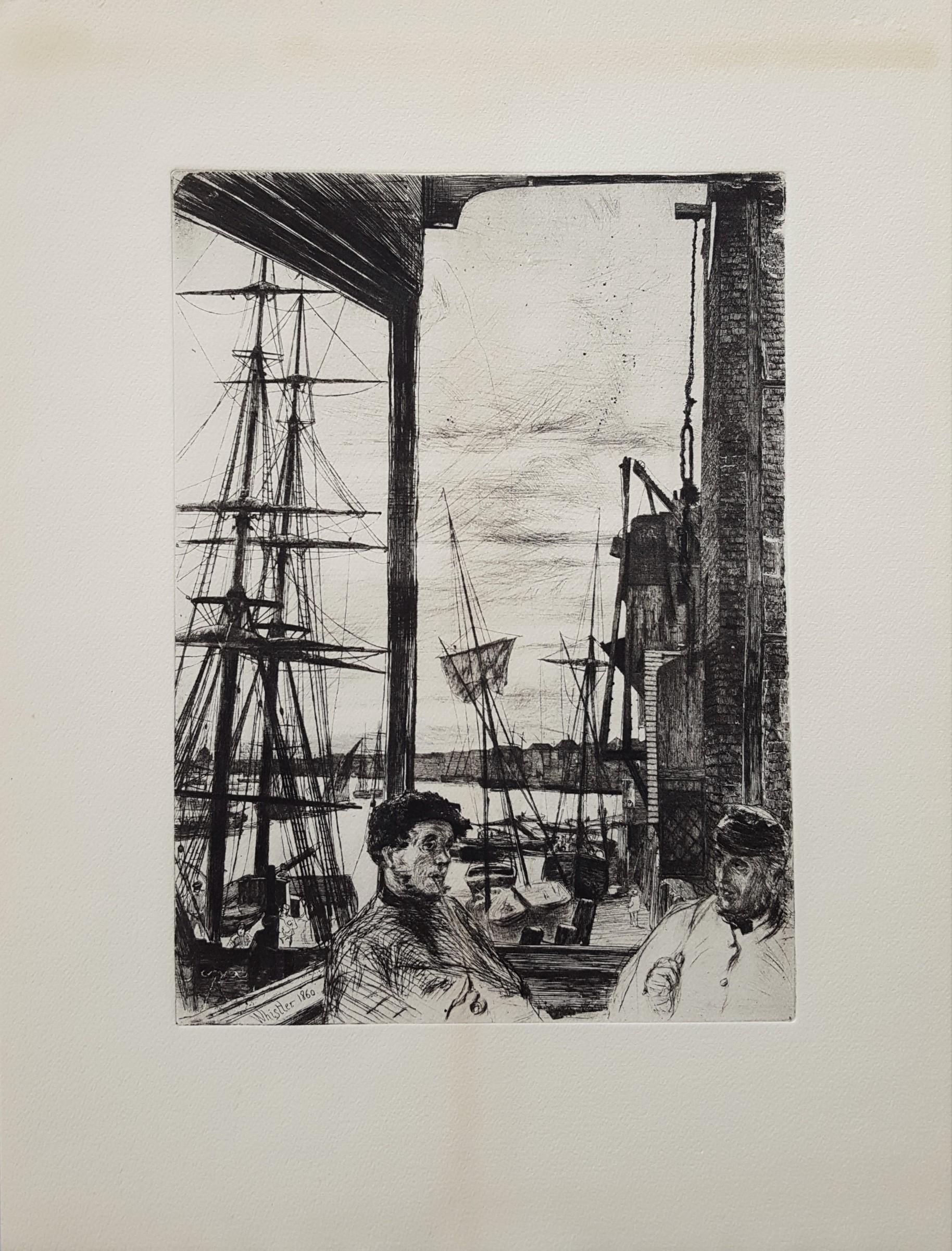 Rotherhithe (Thames Set) - Print by James Abbott McNeill Whistler
