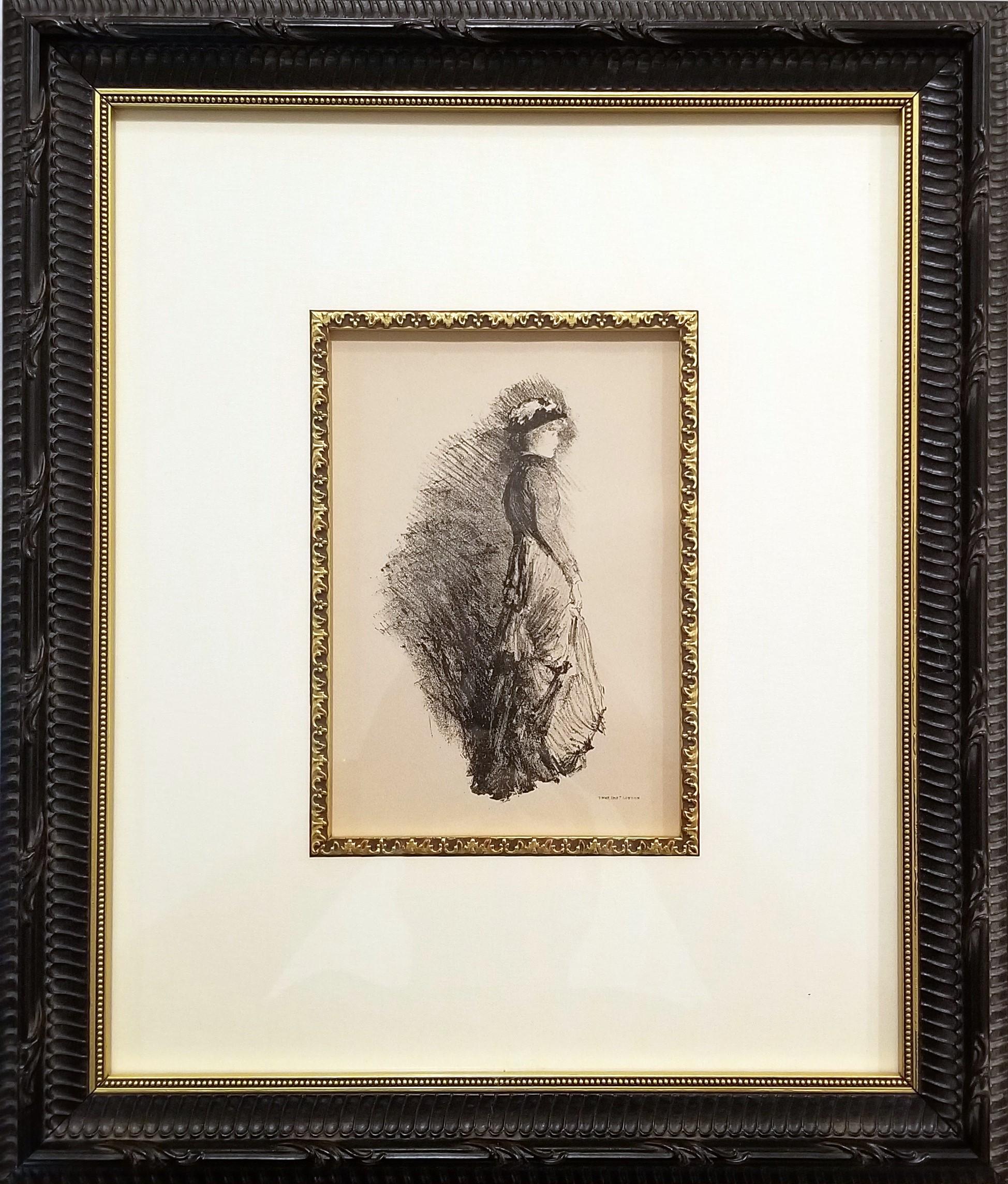 Set of Three Lithographs after James Abbott McNeill Whistler /// Figurative Lady For Sale 1