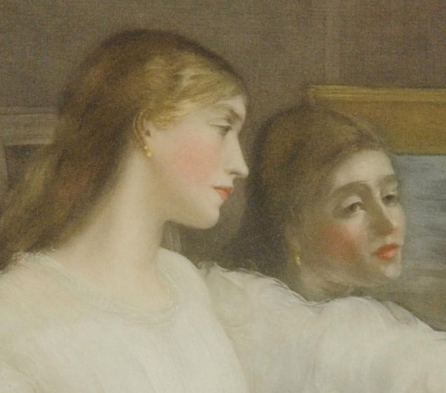 Symphony in White n° 2, The Little White Girl - Préraphaélite Print par James Abbott McNeill Whistler
