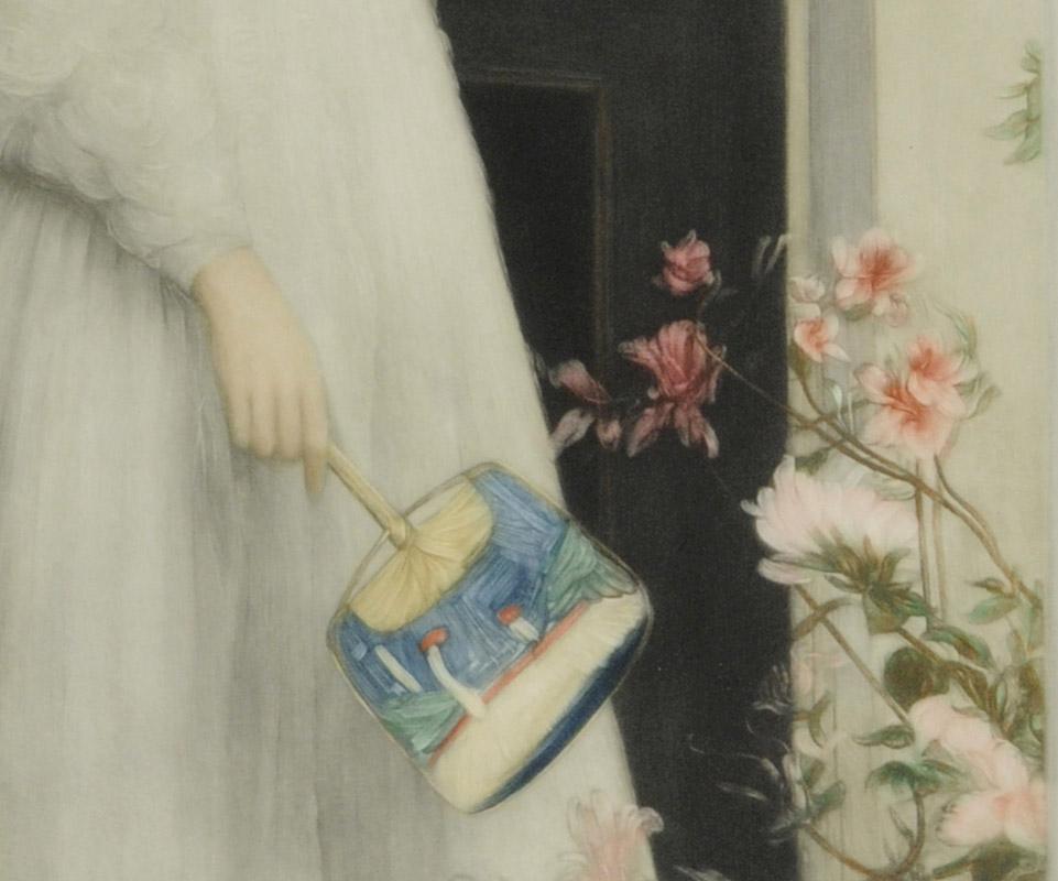 Symphony in White No. 2, The Little White Girl - Pre-Raphaelite Print by James Abbott McNeill Whistler