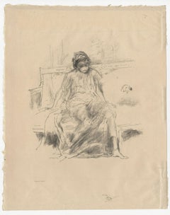 Antique The Draped Figure, Seated