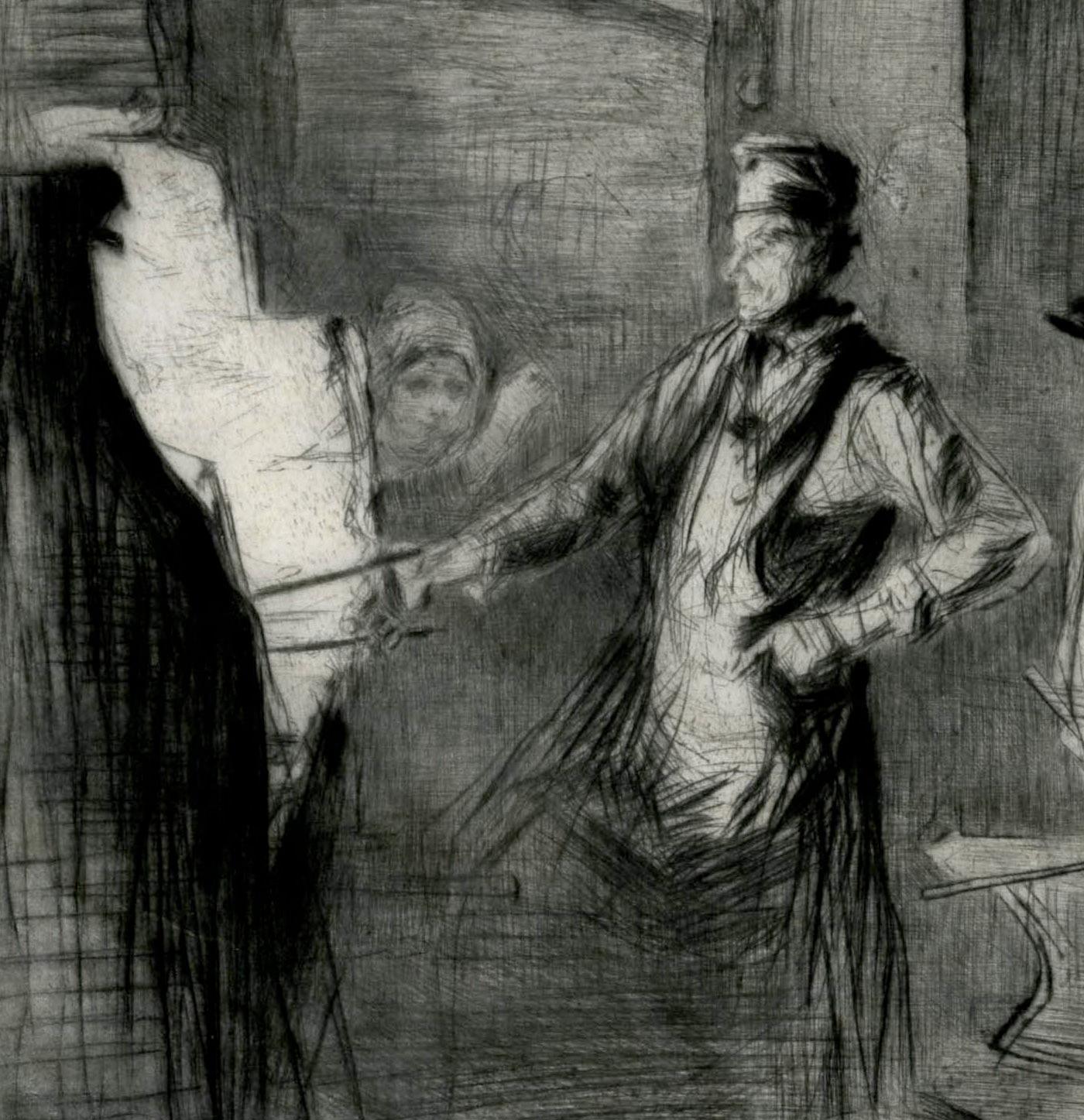 The Forge - Print by James Abbott McNeill Whistler