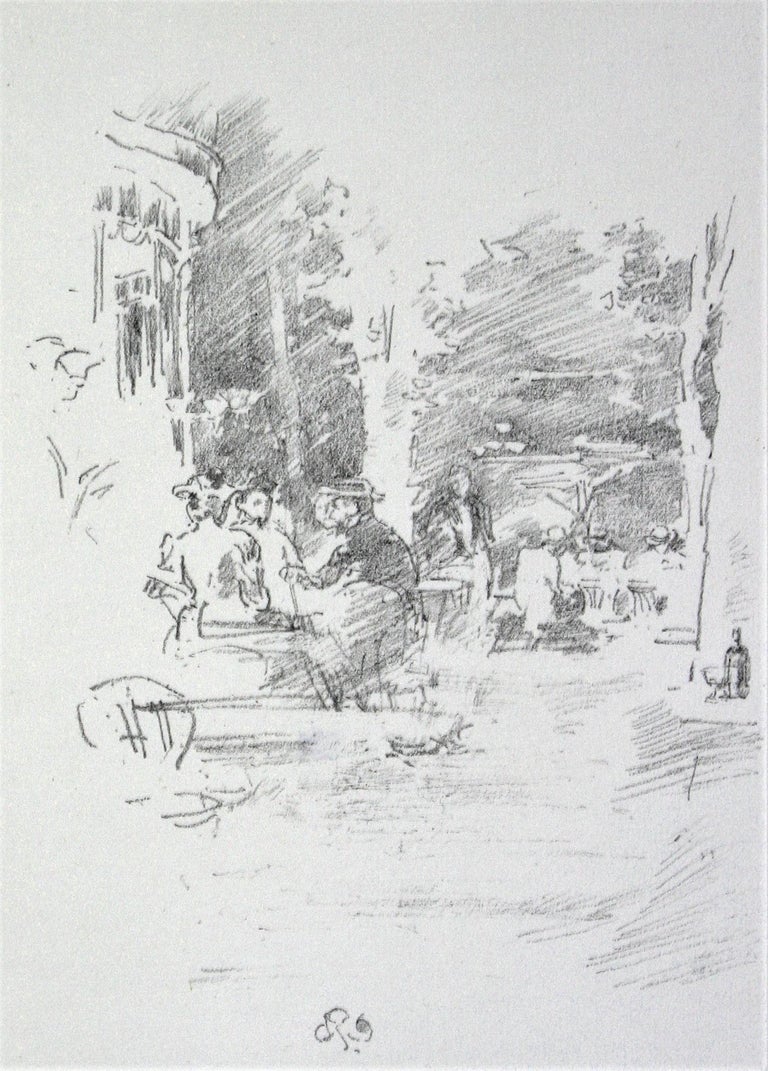 The Little Café au Bois. - Print by James Abbott McNeill Whistler