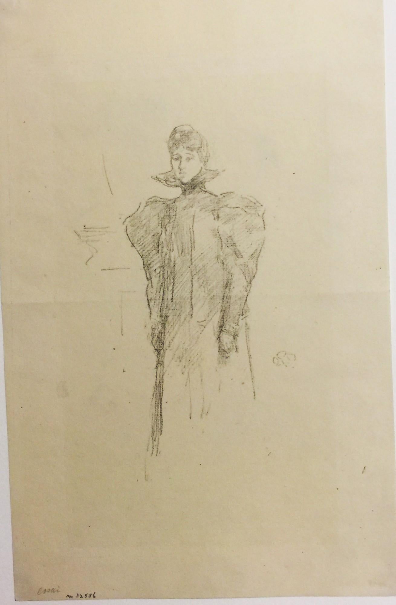 Portrait Print de James Abbott McNeill Whistler - EL COLLAR DE LOS MEDICI