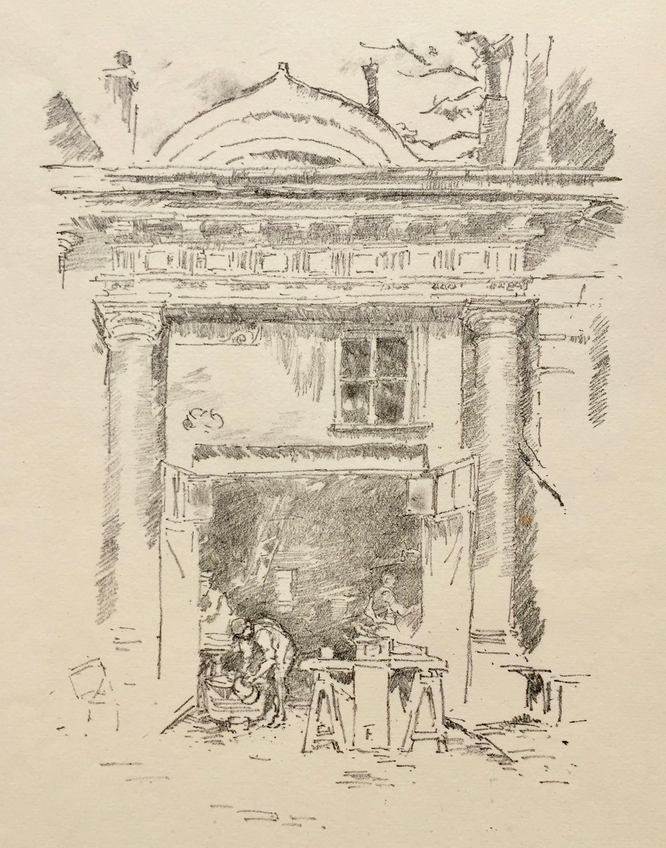 Print de James Abbott McNeill Whistler - Los Herreros Blancos, Impresión de los Carmelitas