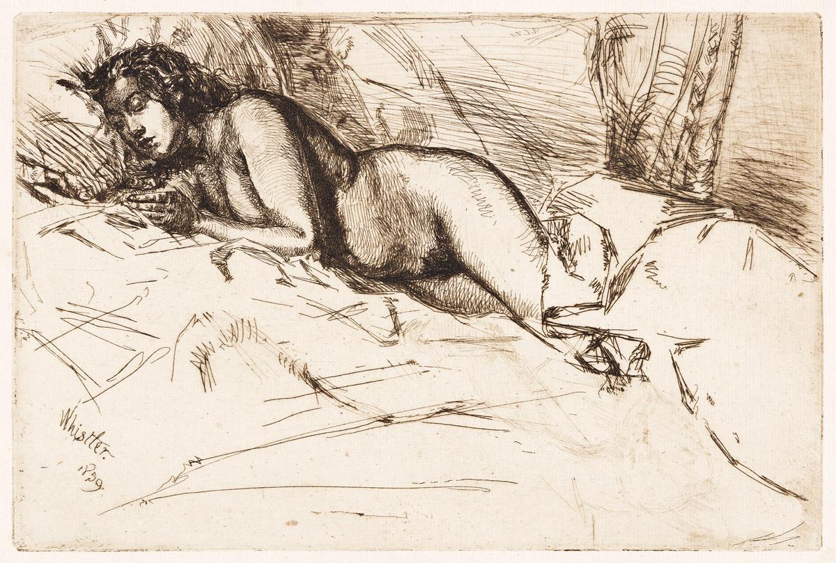 James Abbott McNeill Whistler Nude Print - Venus