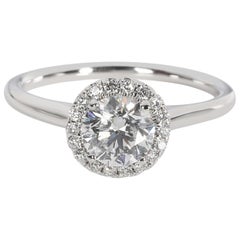 James Allen Diamond Engagement Ring in 14 Karat White Gold GIA D VS2 0.80 Carat