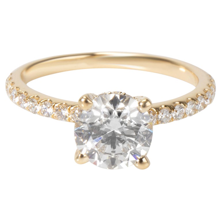 James Allen Diamond Engagement Ring in 14 Karat Yellow Gold GIA G VS1 1.49  Carat For Sale at 1stDibs | james allen 1 carat diamond, james allen  diamond band, james allen rings