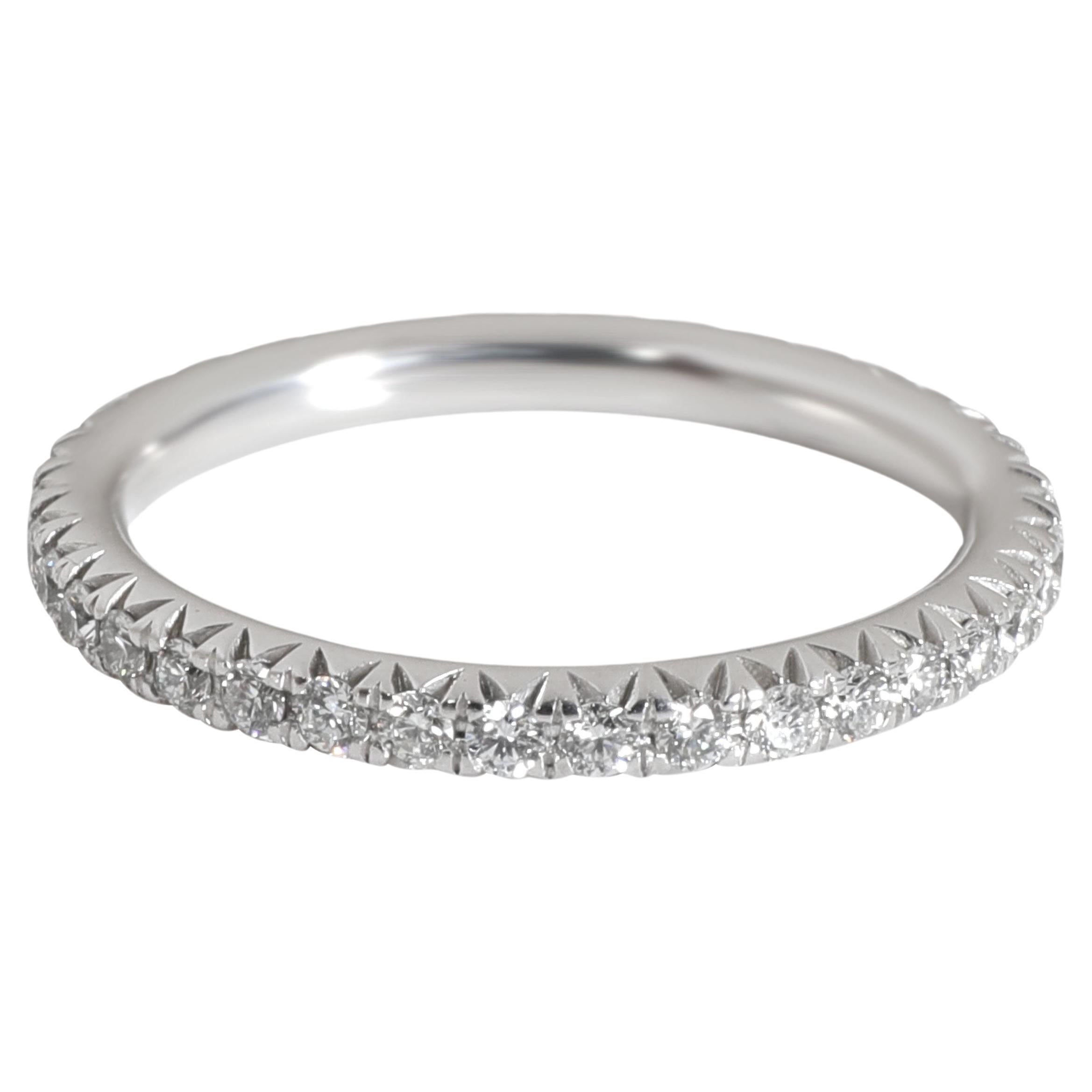 James Allen Diamond Eternity Band in Platinum 0.49 CTW For Sale