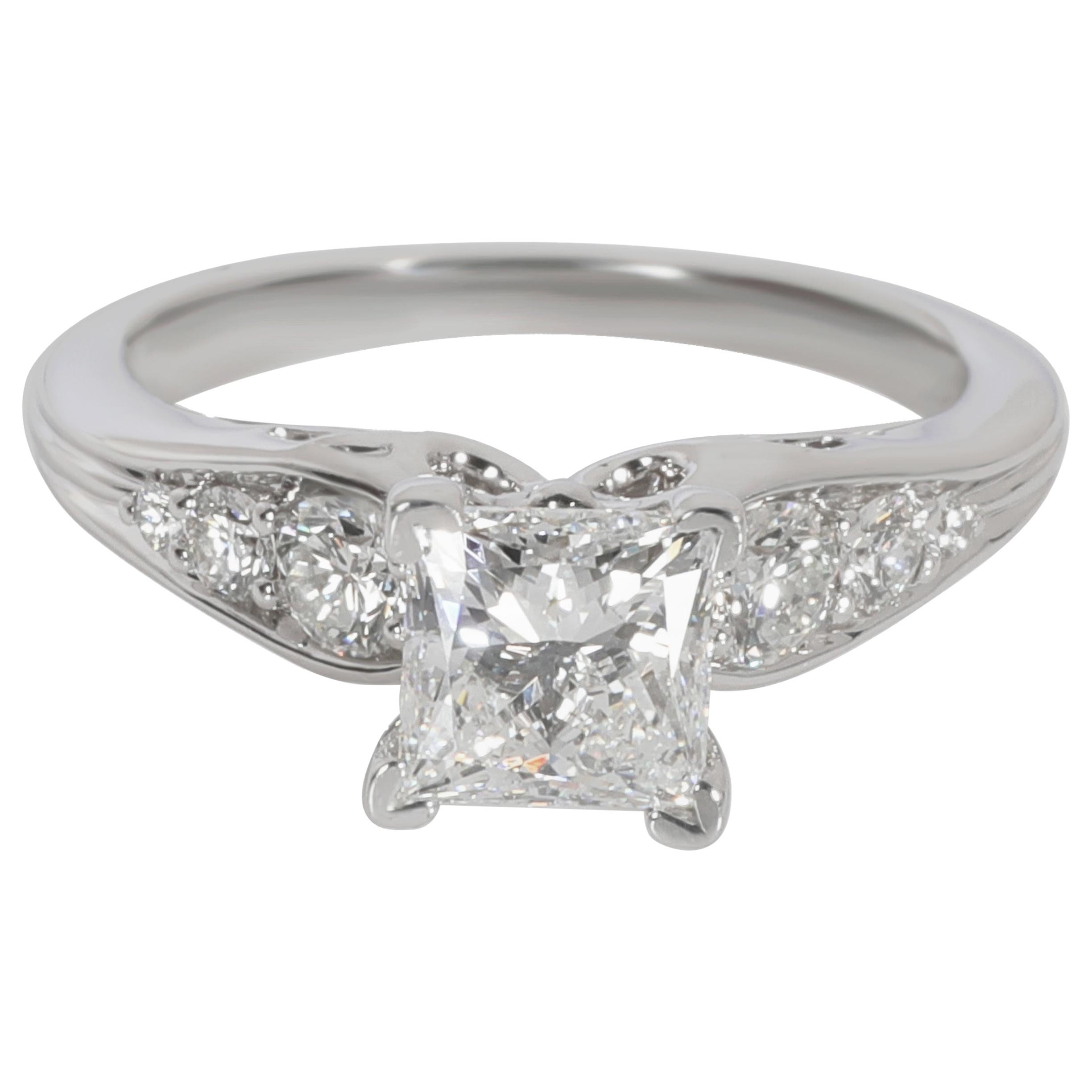 AGS Certified James Allen Diamond Engagement Ring in 14 Karat Rose Gold