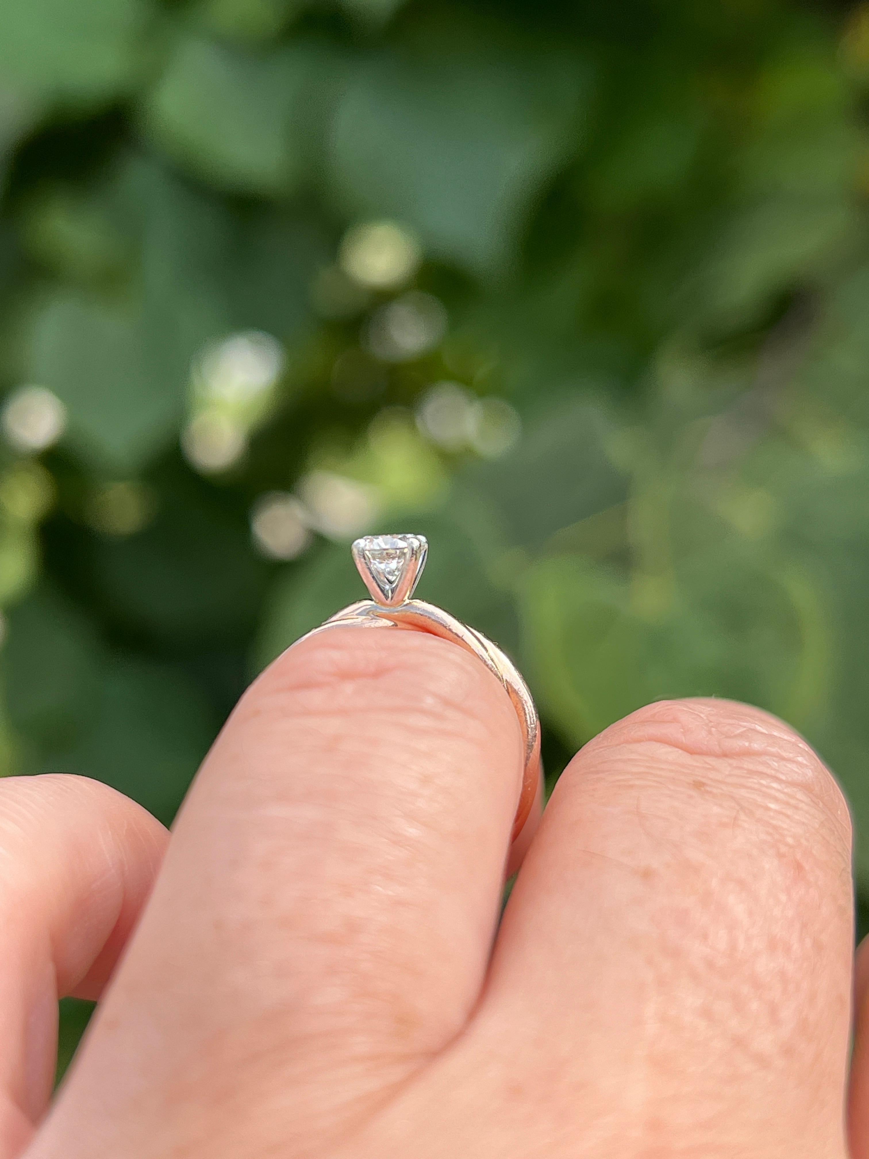 James Allen Verlobungsring, GIA-zertifizierter 0,40 Karat 14k Roségold 4
