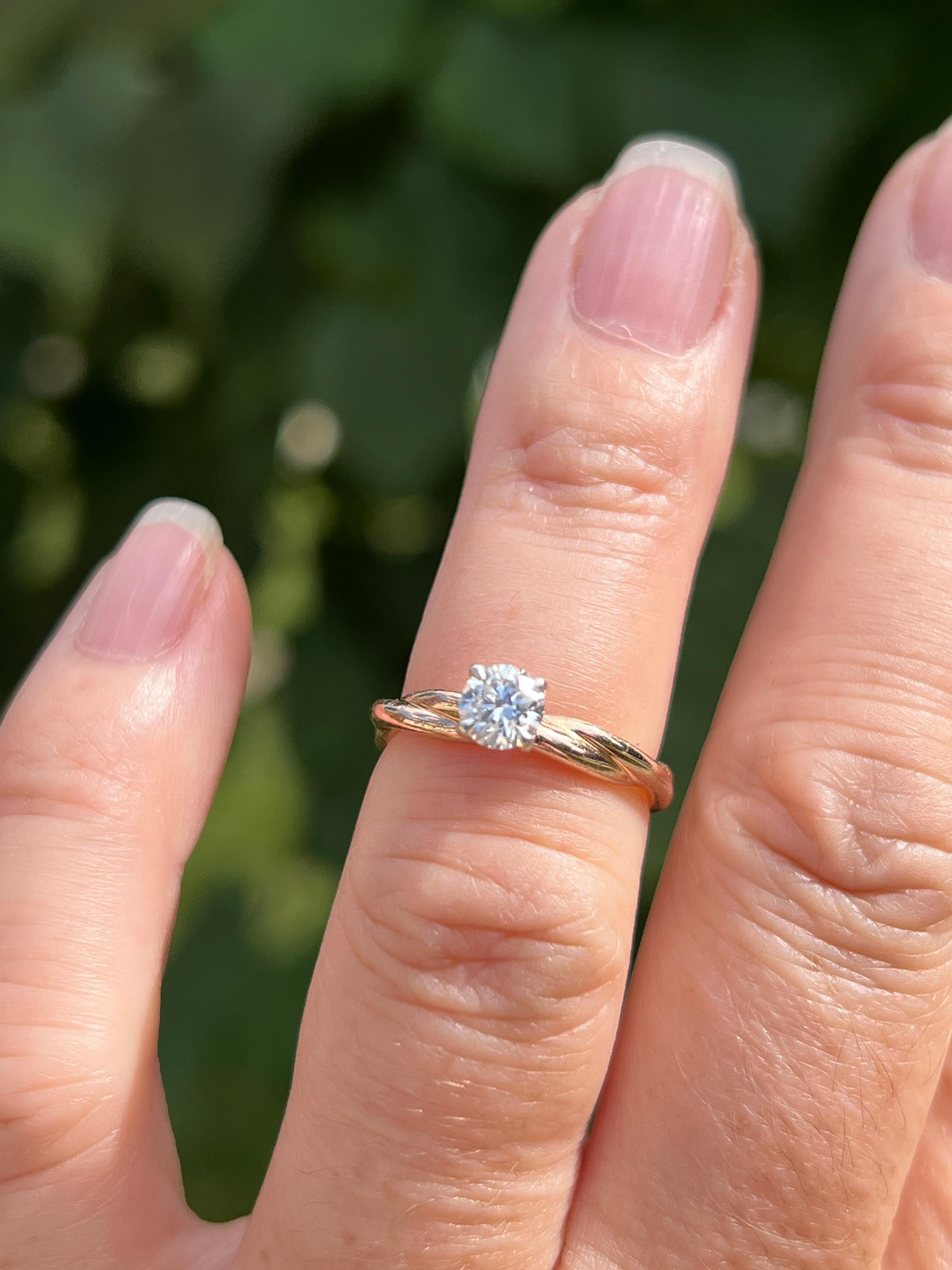 James Allen Verlobungsring, GIA-zertifizierter 0,40 Karat 14k Roségold 5