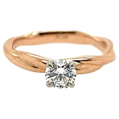 James Allen Verlobungsring, GIA-zertifizierter 0,40 Karat 14k Roségold