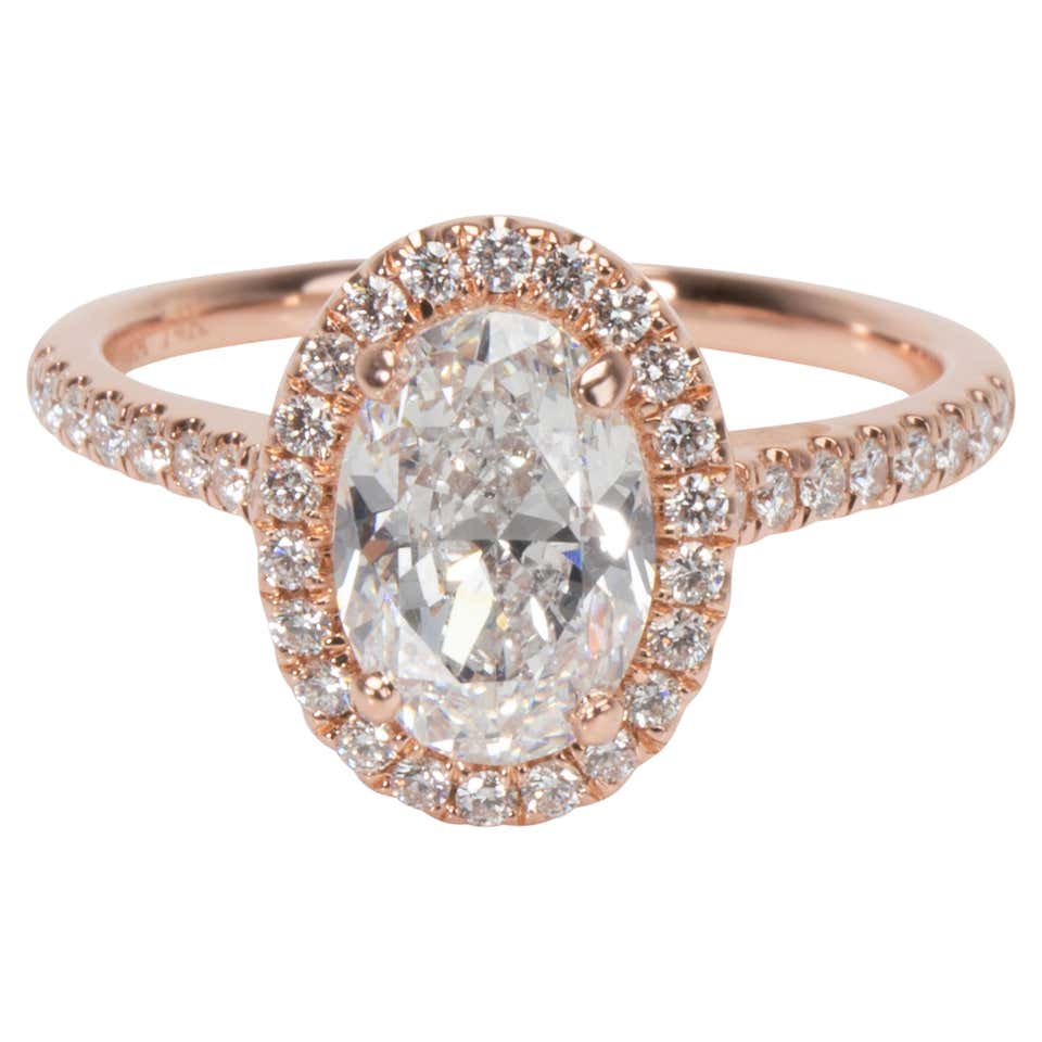 Allen Rings AGS Certified James Allen Diamond Engagement Ring in 14 Karat Rose Gold ...