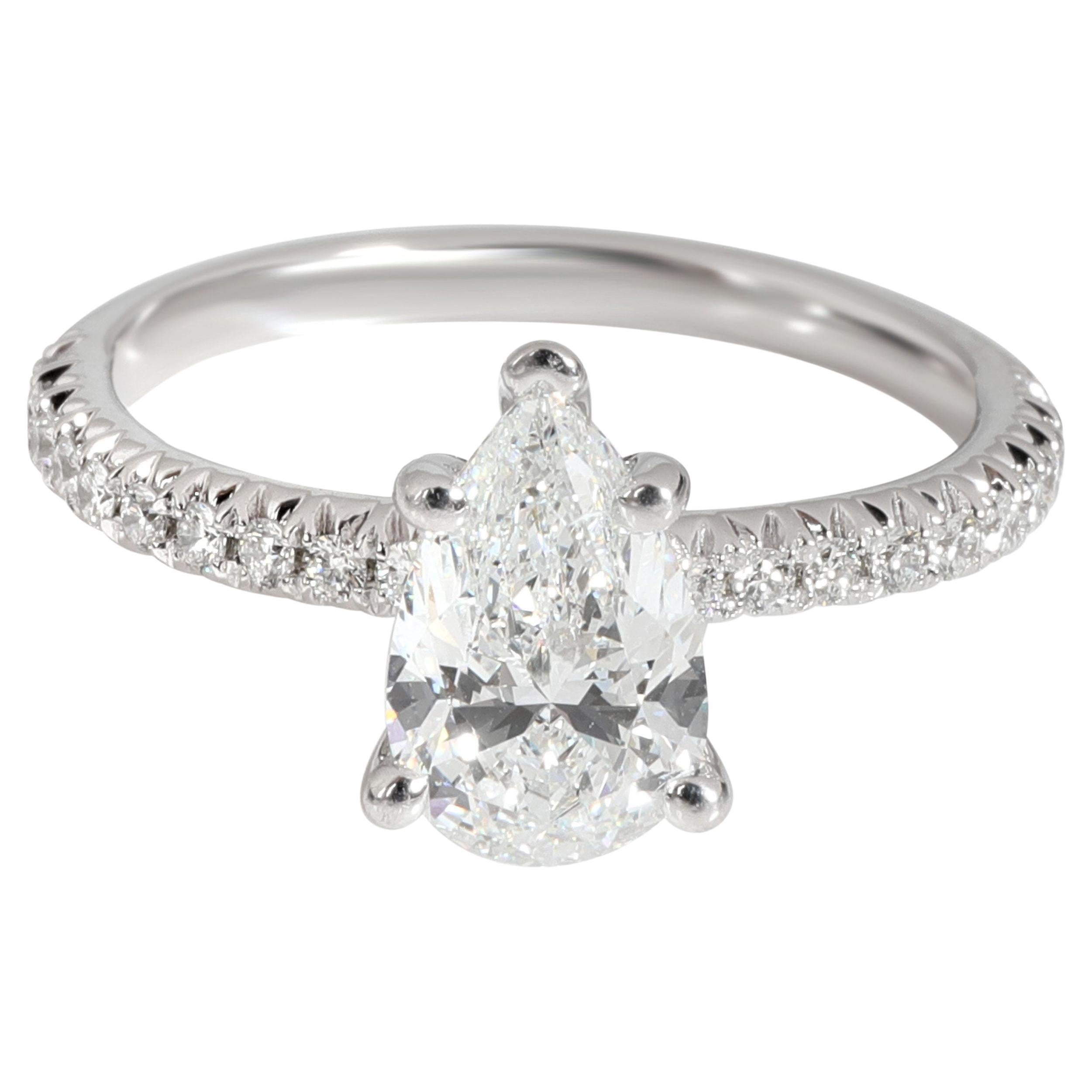 James Allen Blue Sapphire Diamond Engagement Ring in 18K Yellow Gold 0.