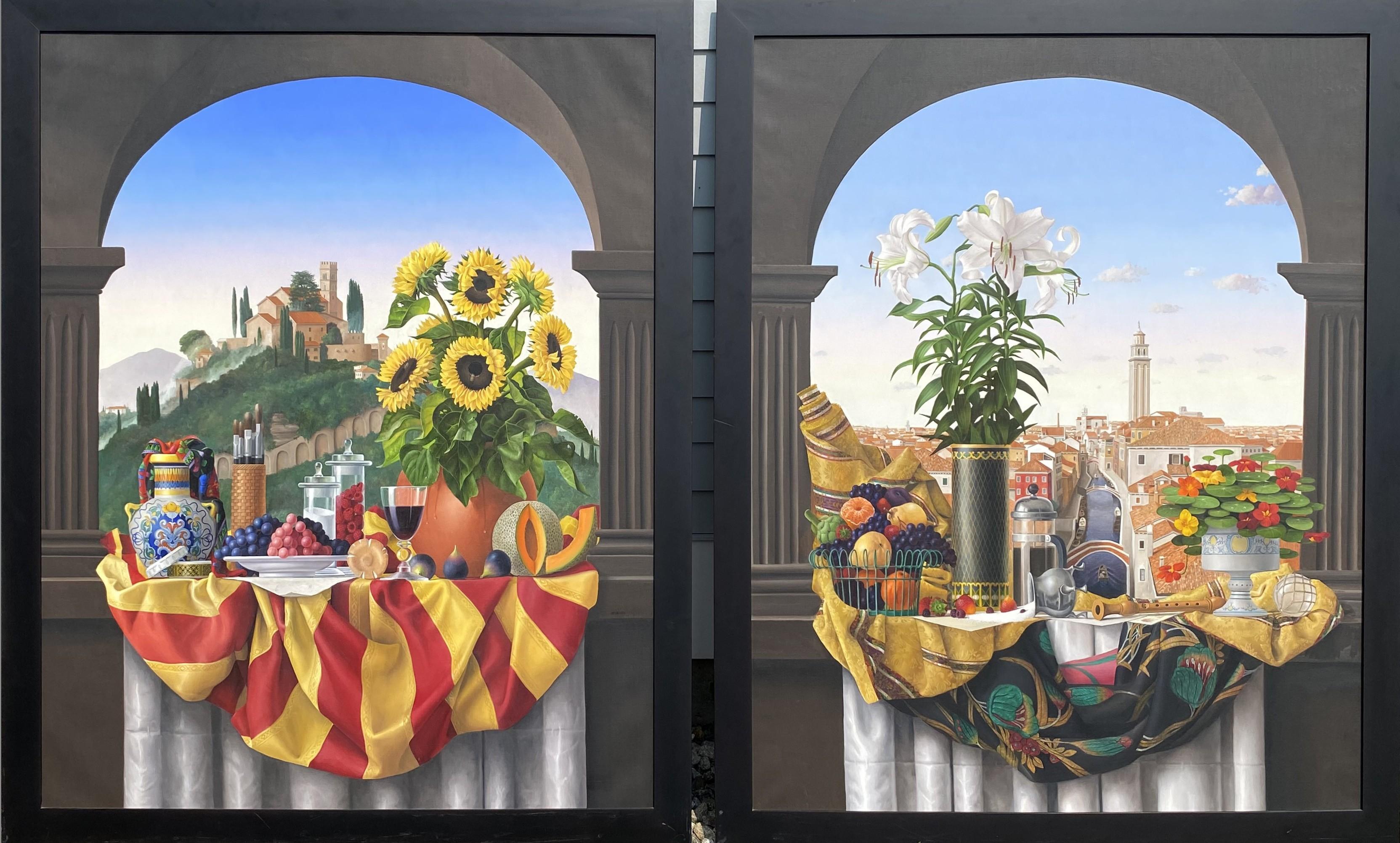 James Aponovich Still-Life Painting - La Campana & La Citta