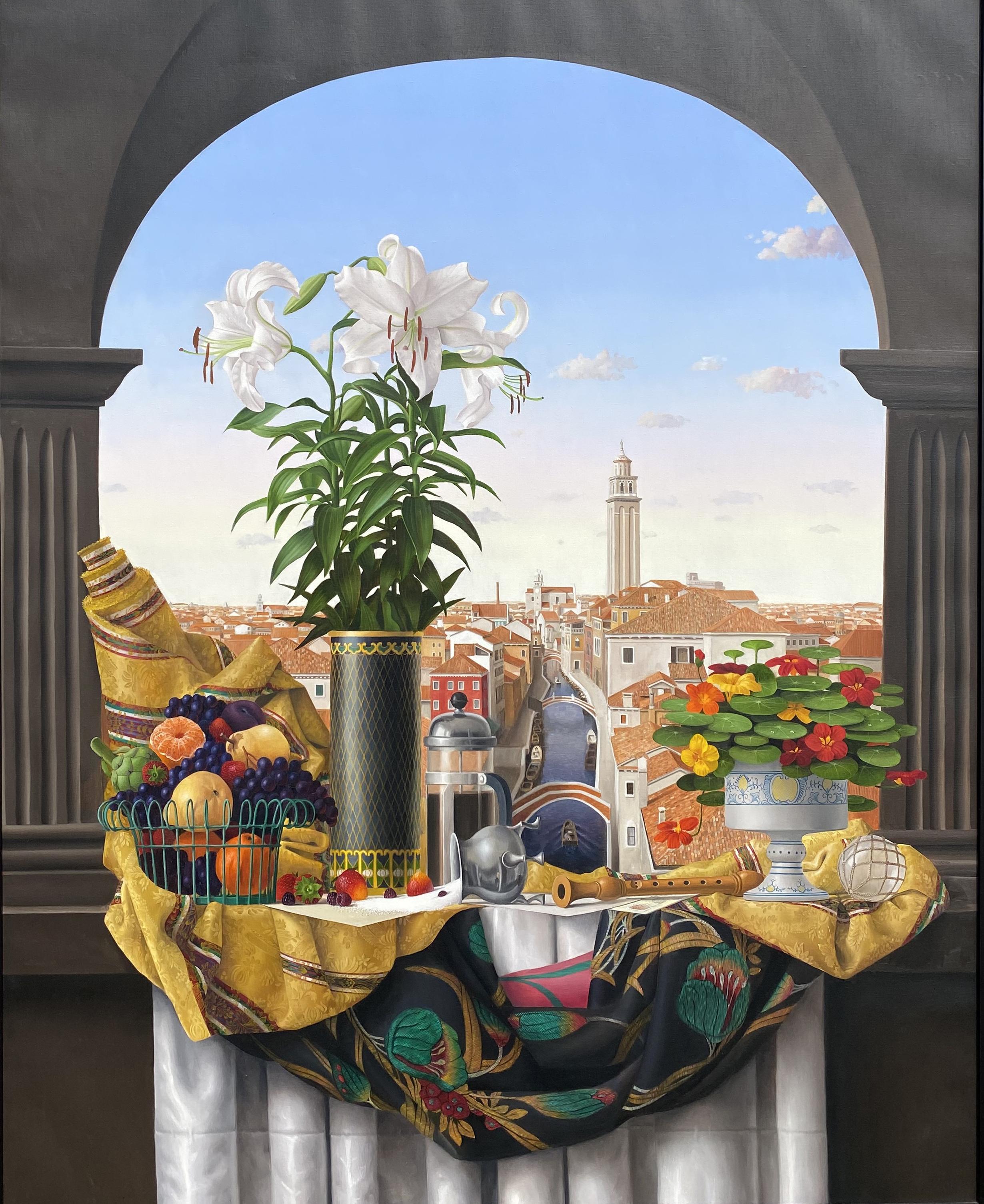 La Città - Painting di James Aponovich
