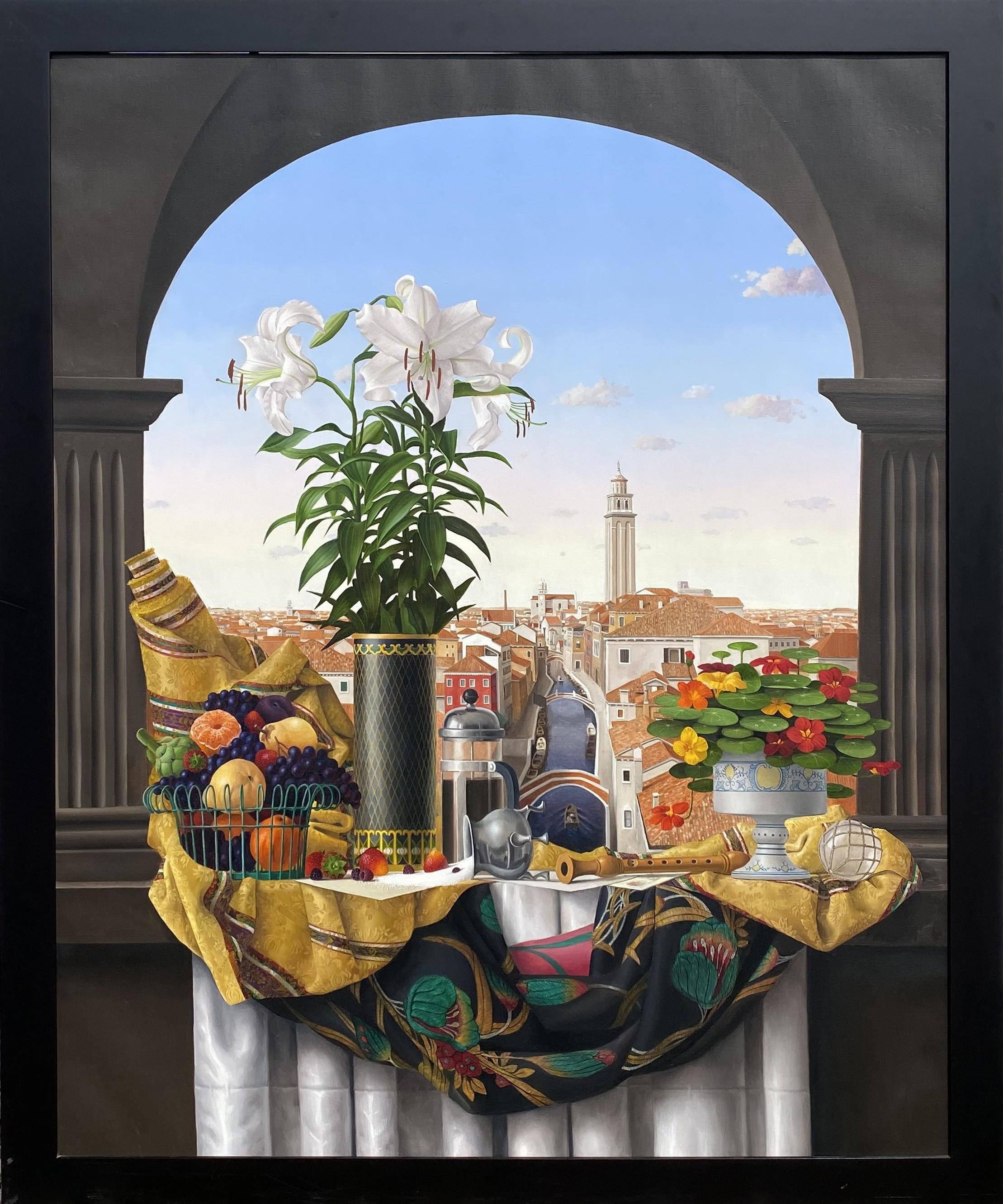 Still-Life Painting di James Aponovich - La Città