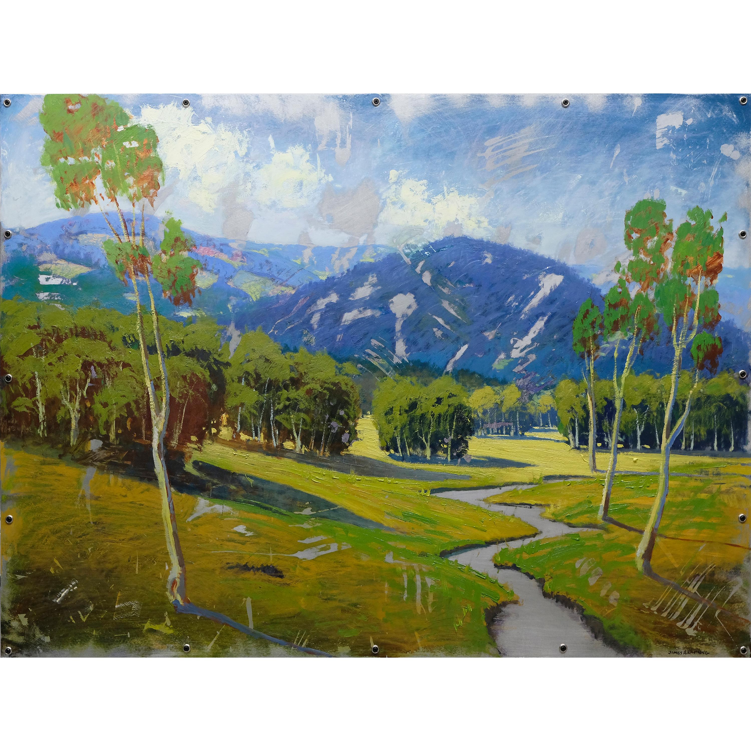James Armstrong Landscape Painting - Creek of Calistoga