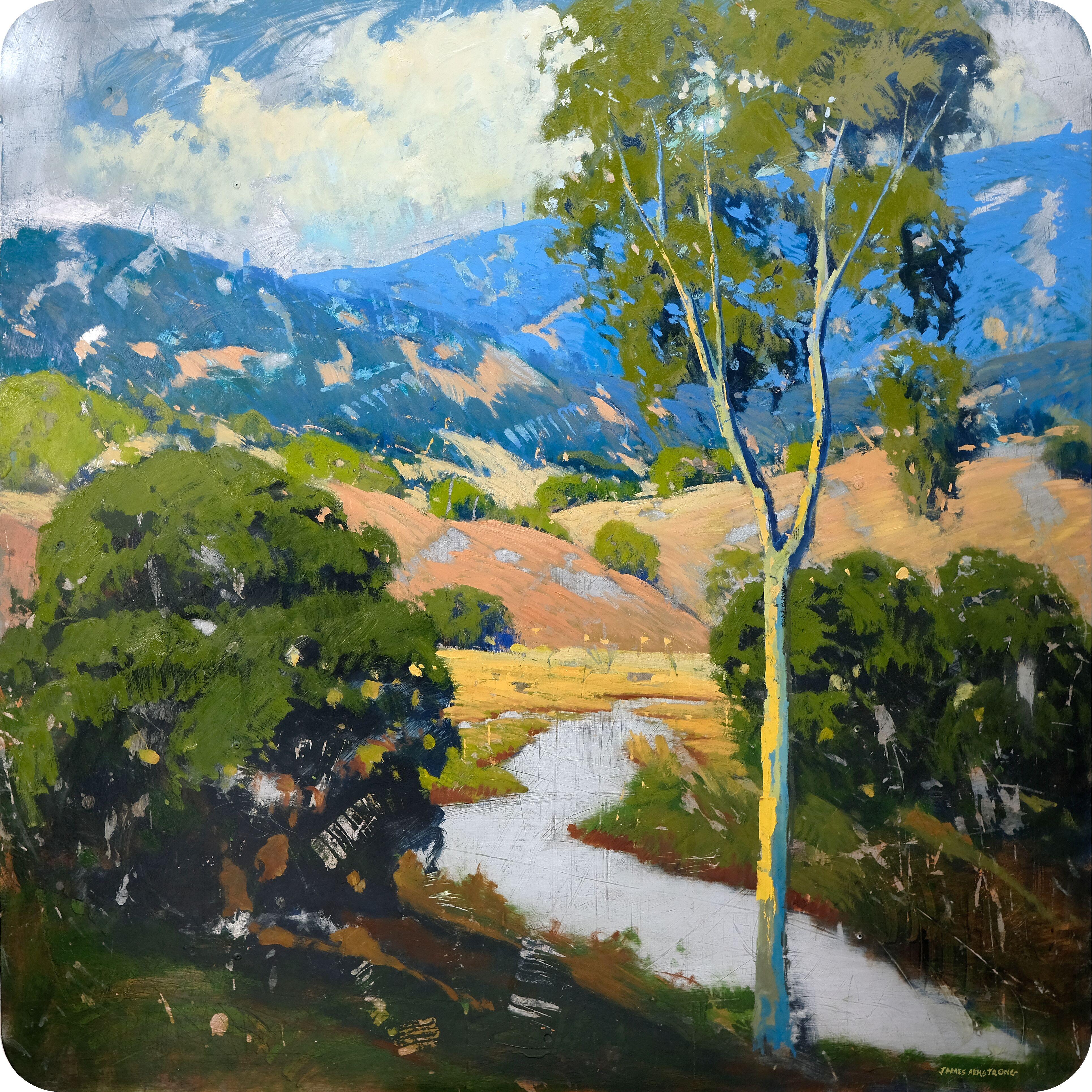 James Armstrong Landscape Painting - Dry Creek