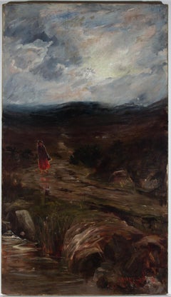 James Arthur Henry Jameson (1855-1930) - 1914 Oil, Winter, Donegal Highland