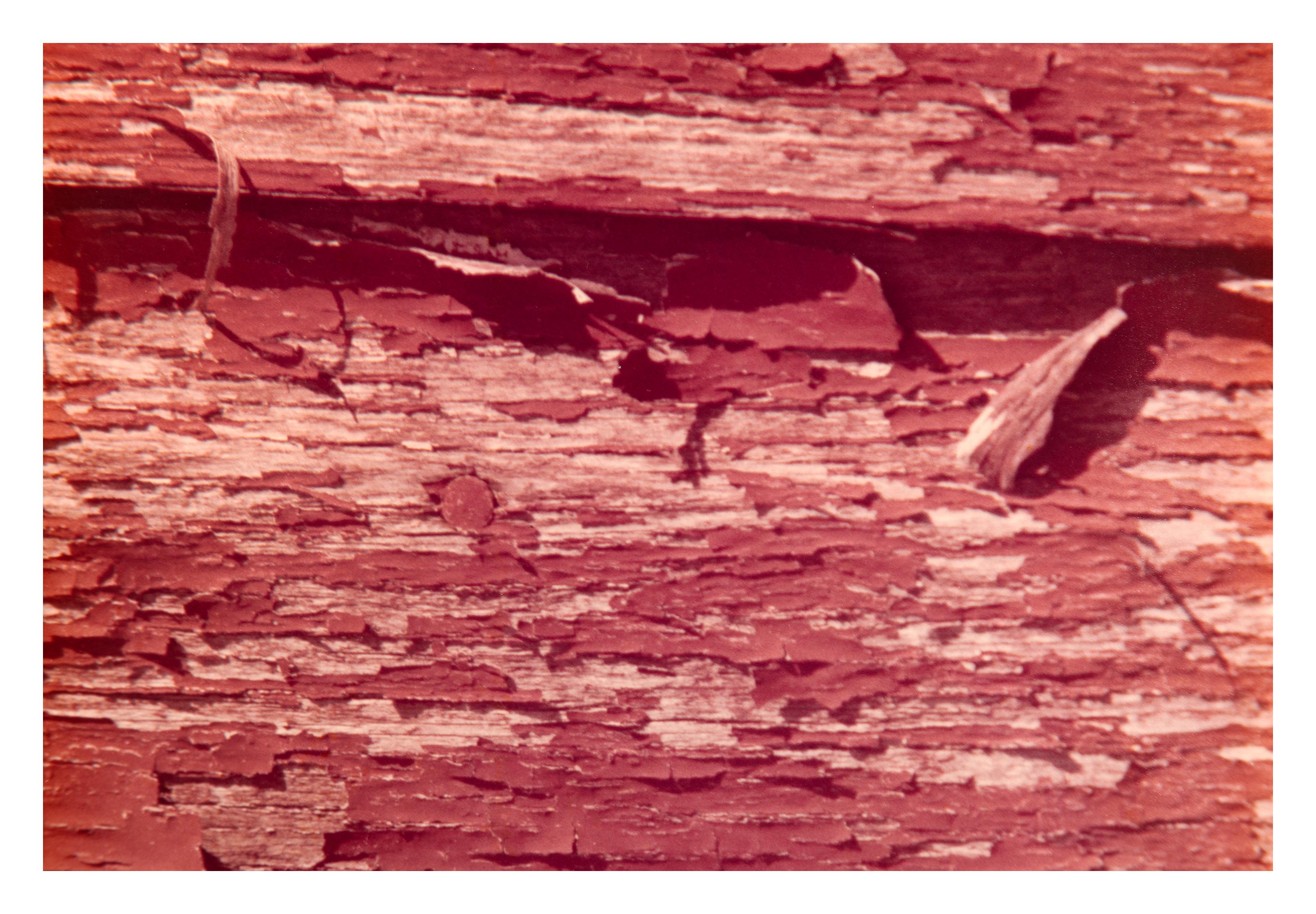 „Flaking Red“, Fotografie signiert von James Auer im Angebot 2