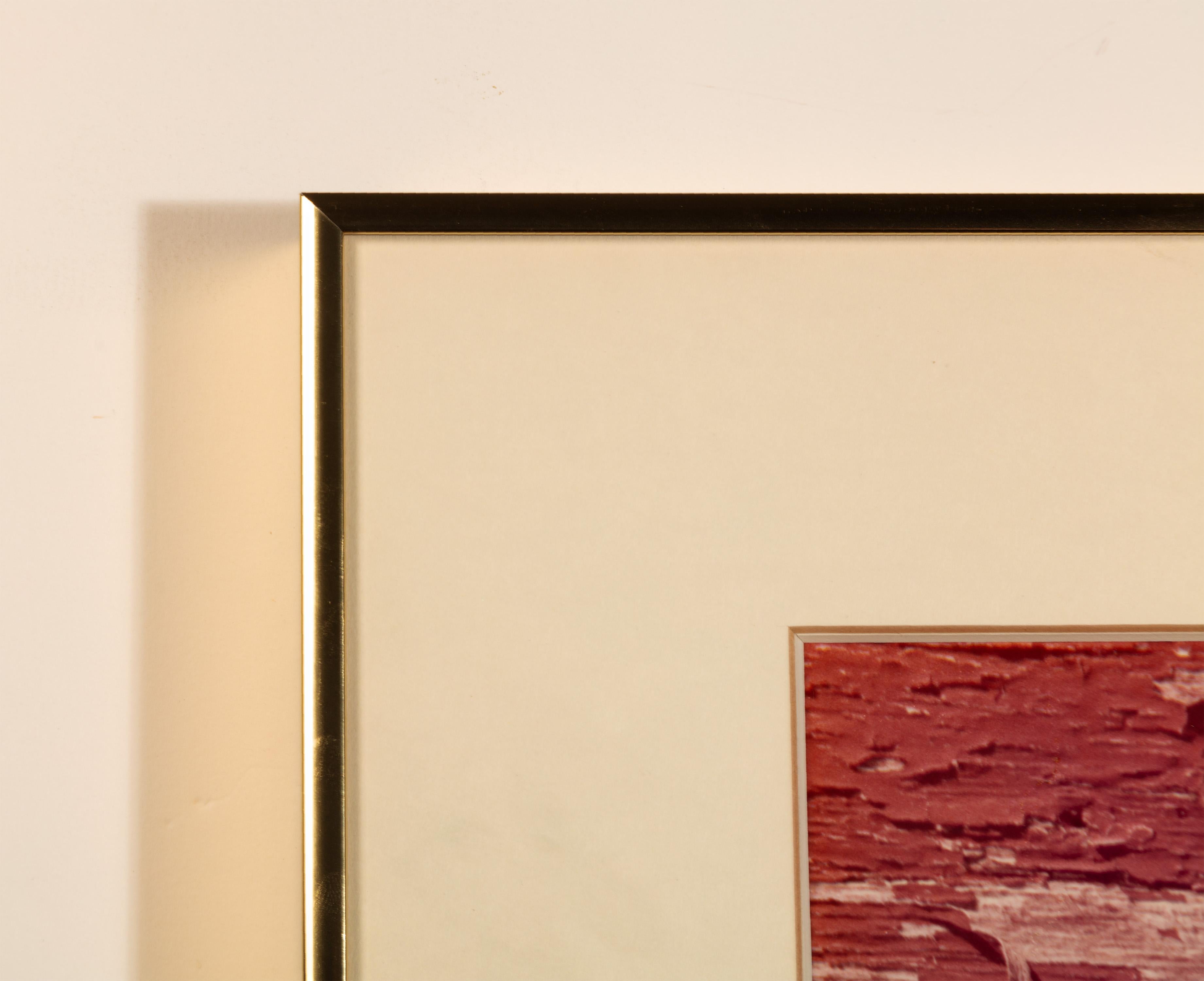 „Flaking Red“, Fotografie signiert von James Auer im Angebot 4