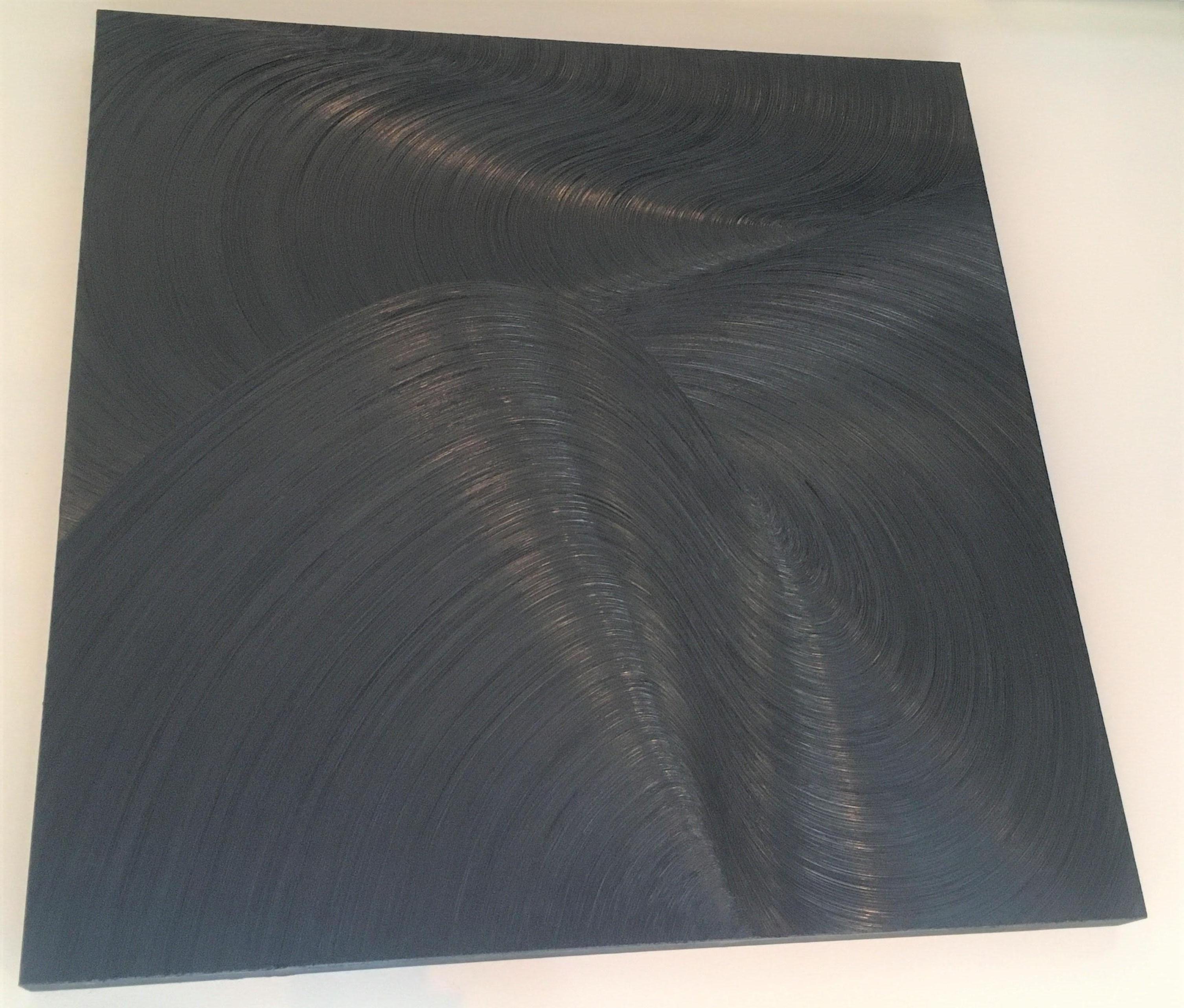 all black painting