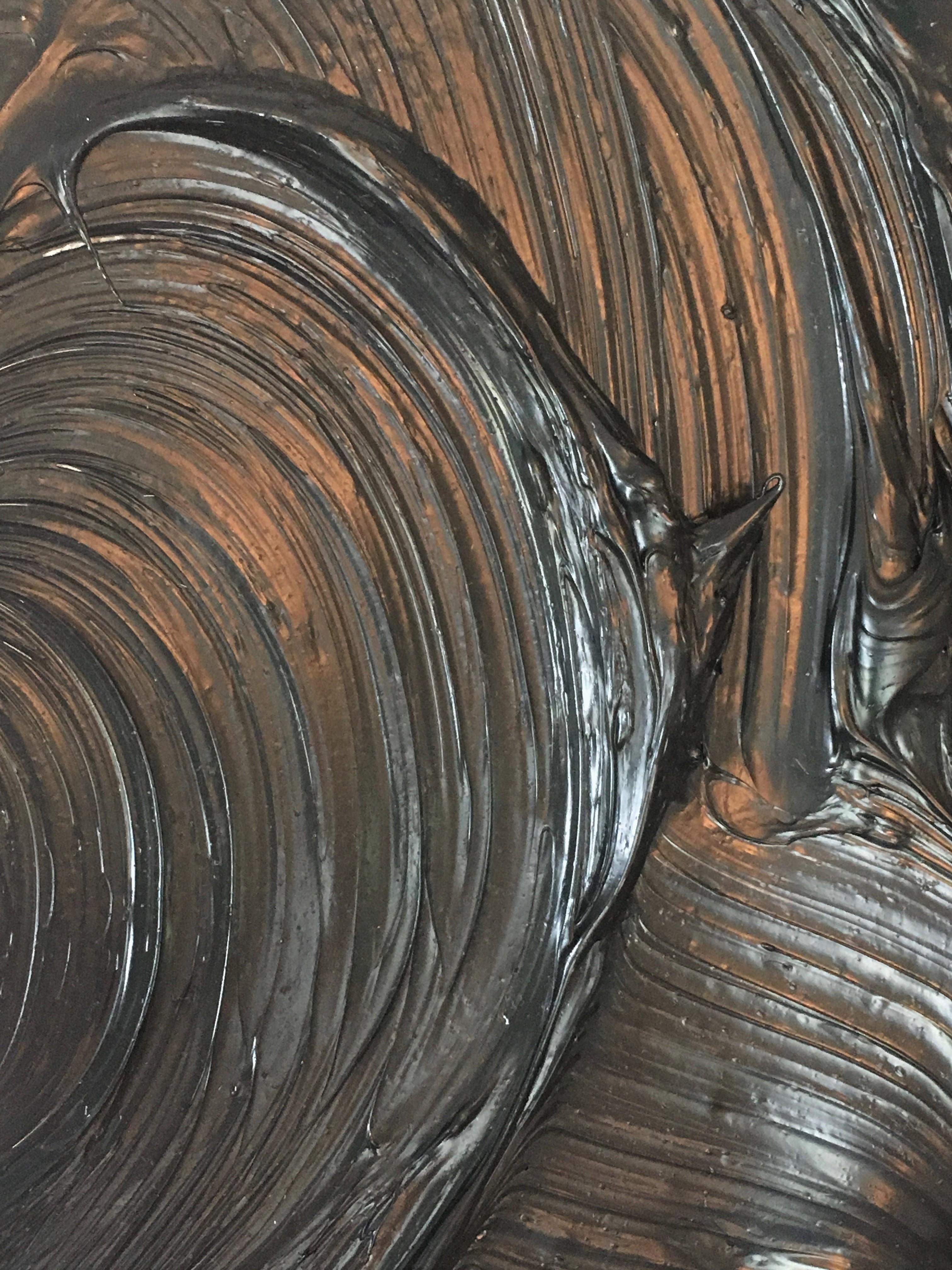 oil painting black
