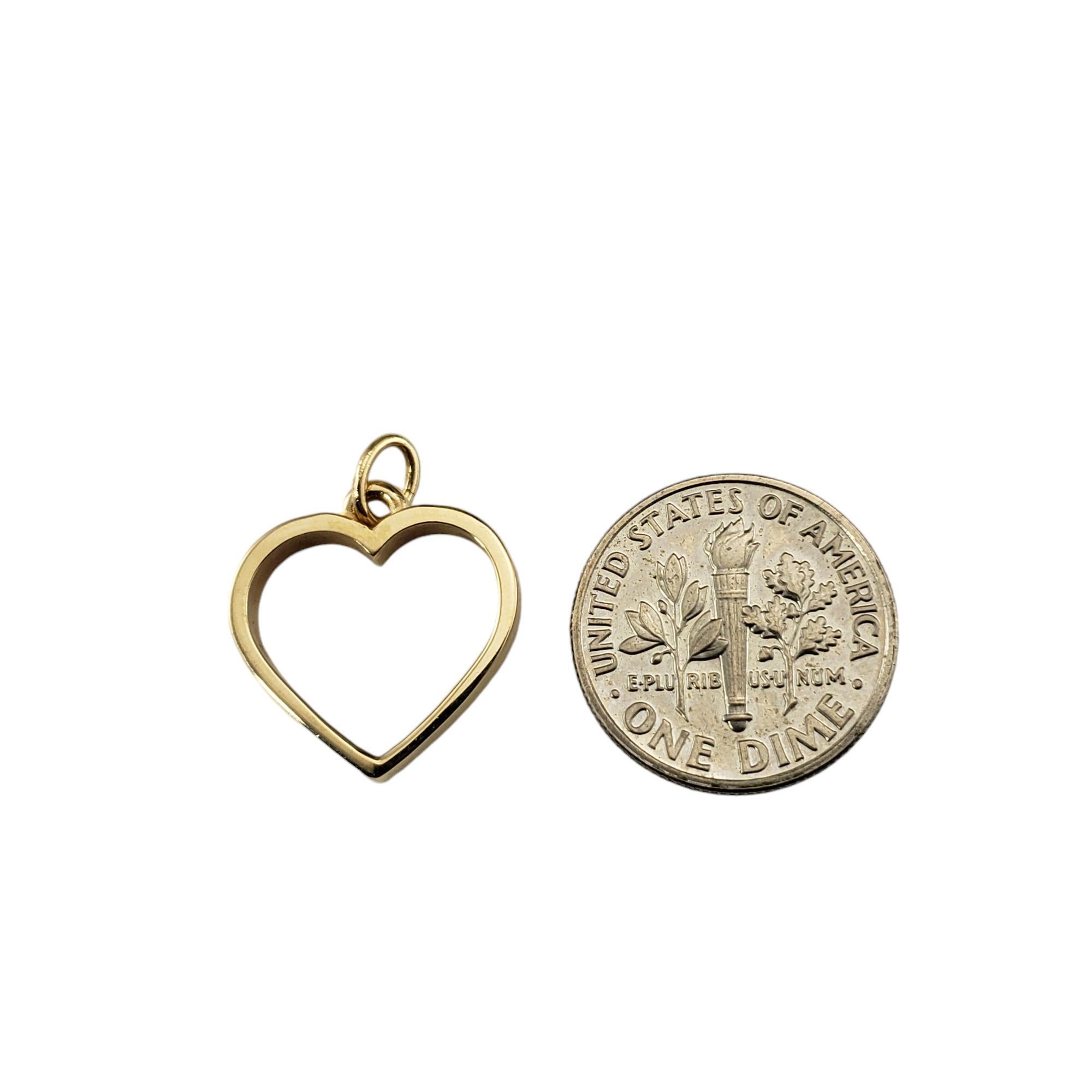 James Avery Pendentif cœur ouvert en or jaune 14 carats n° 18512 en vente 2