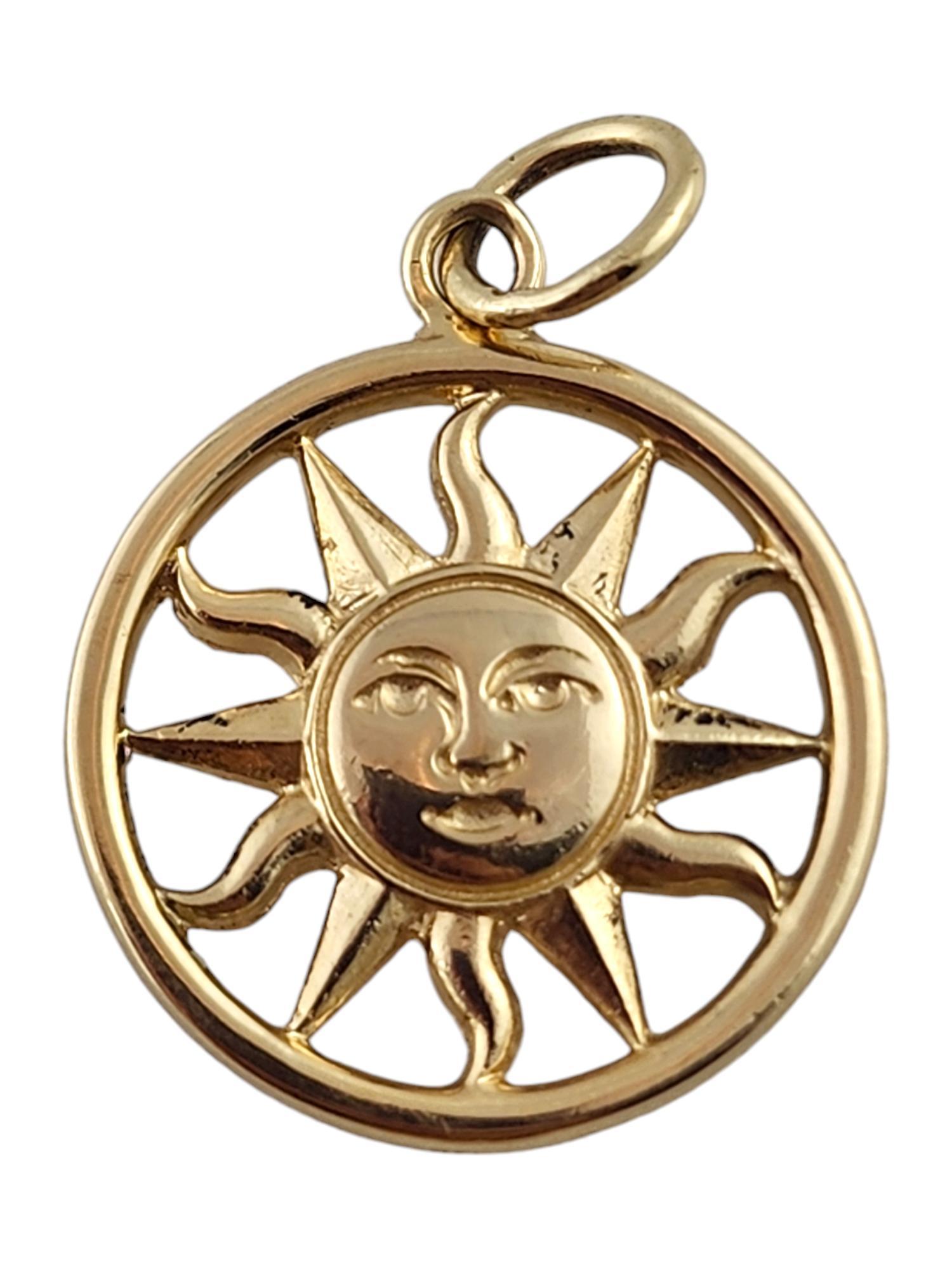 Women's James Avery 14 Karat Yellow Gold Sun Pendant #18786