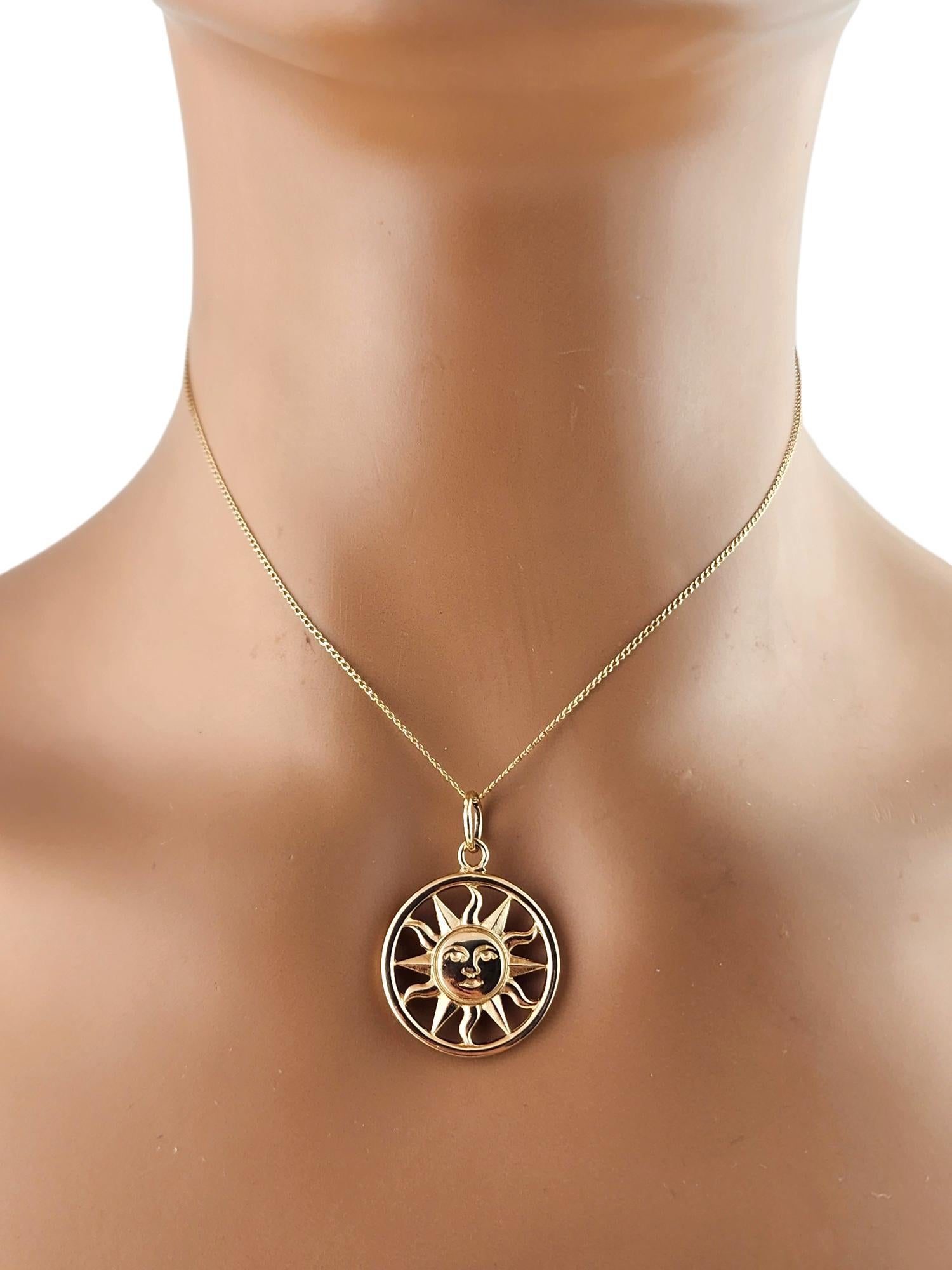 James Avery 14 Karat Yellow Gold Sun Pendant #18786 3
