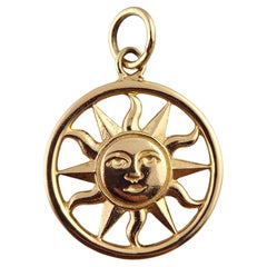 James Avery 14 Karat Yellow Gold Sun Pendant #18786