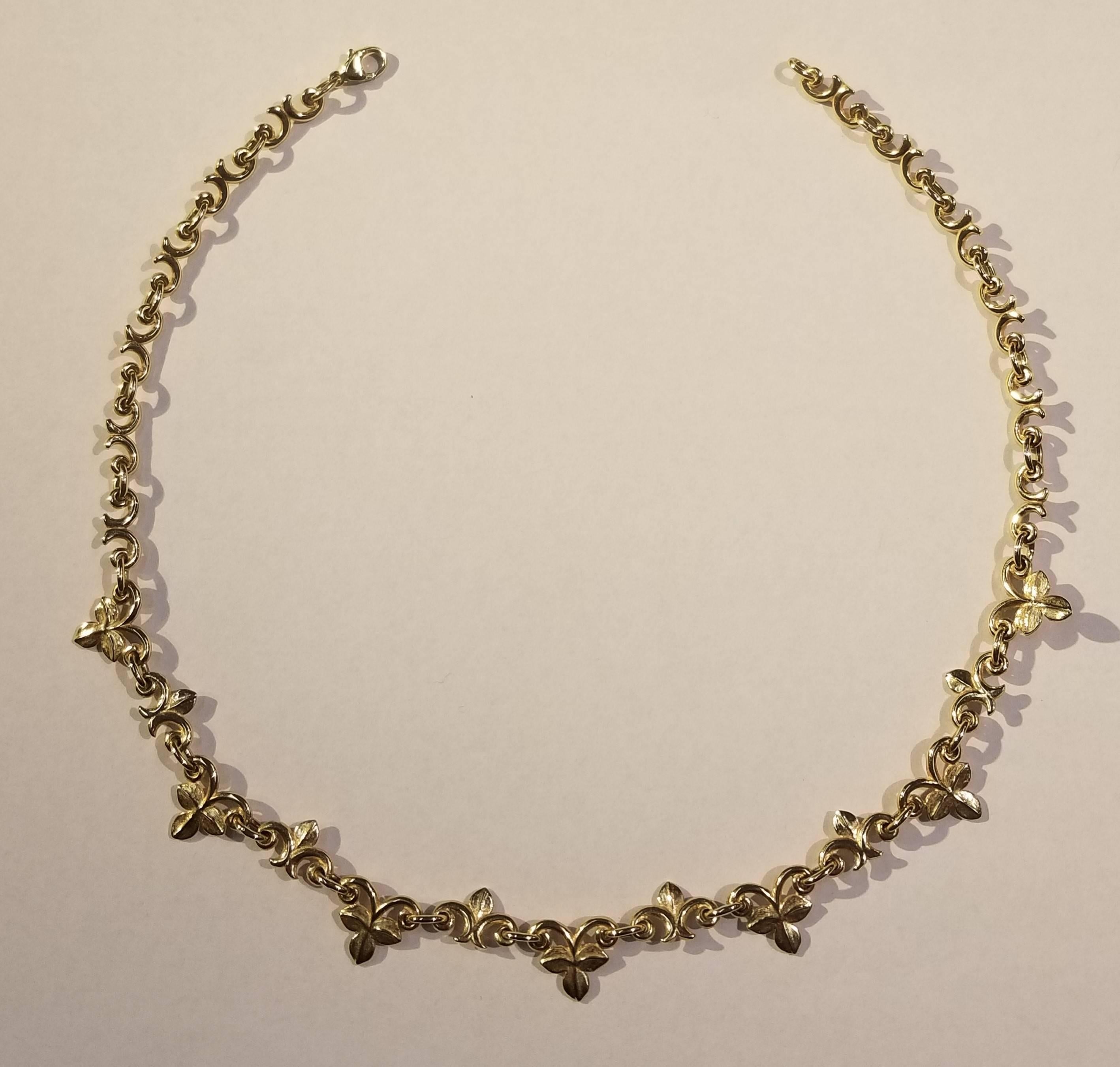 James Avery, 14kt y/g Necklace.