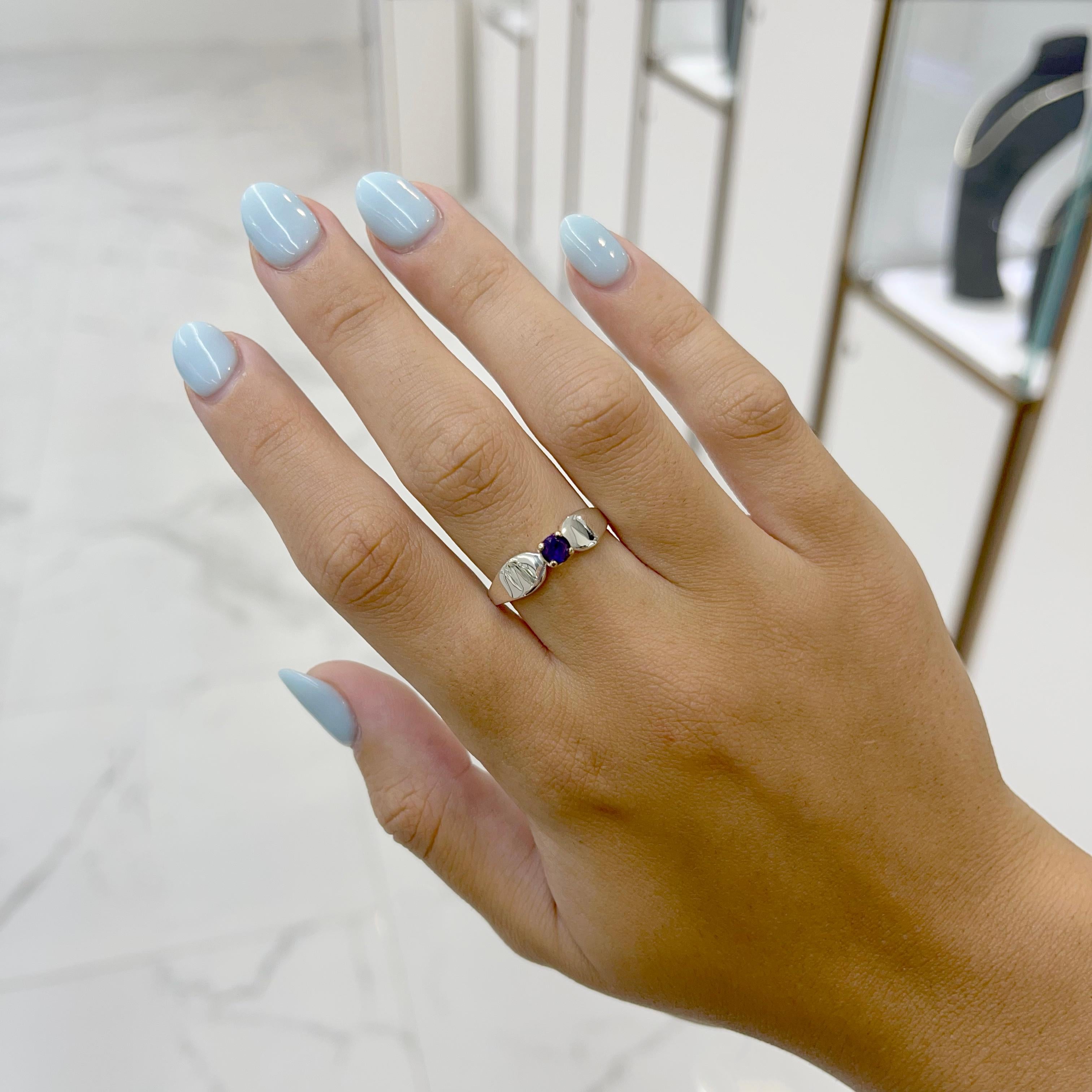 James Avery 14K Gelbgold & 925 Sterlingsilber Vergoldeter Amethyst-Cocktailring 2
