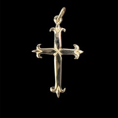 James Avery 14K Yellow Gold Cross Pendant