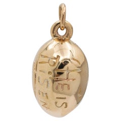 Vintage James Avery 14K Yellow Gold Easter Egg Charm Pendant