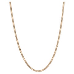 James Avery 14K Yellow Gold Fine Curb Chain Necklace