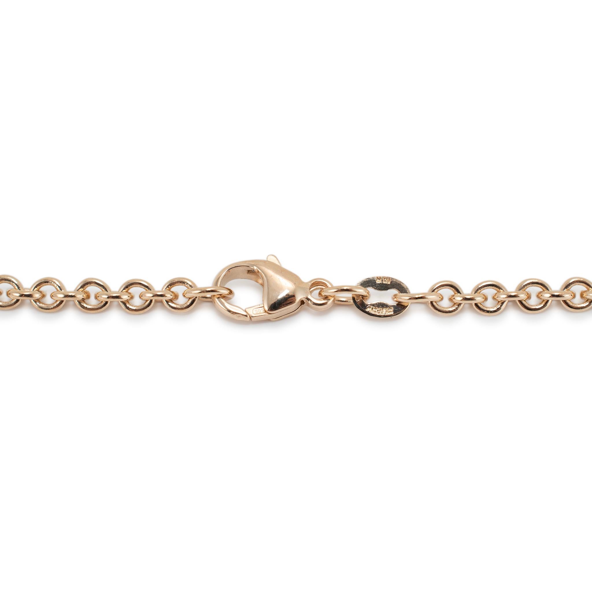 Women's James Avery 14K Yellow Gold Heavy Cable Chain Necklace For Sale