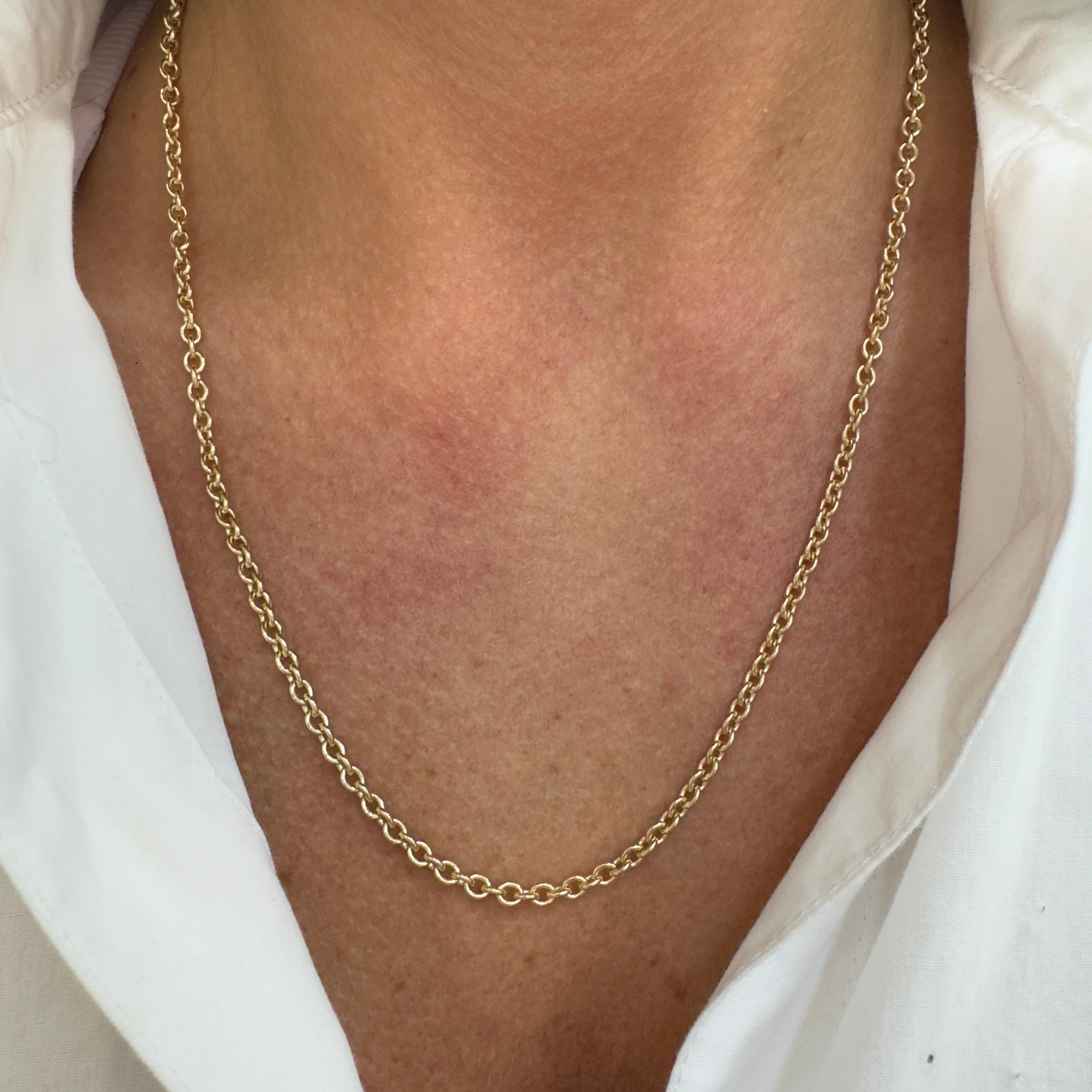 James Avery 14K Yellow Gold Heavy Cable Chain Necklace 1