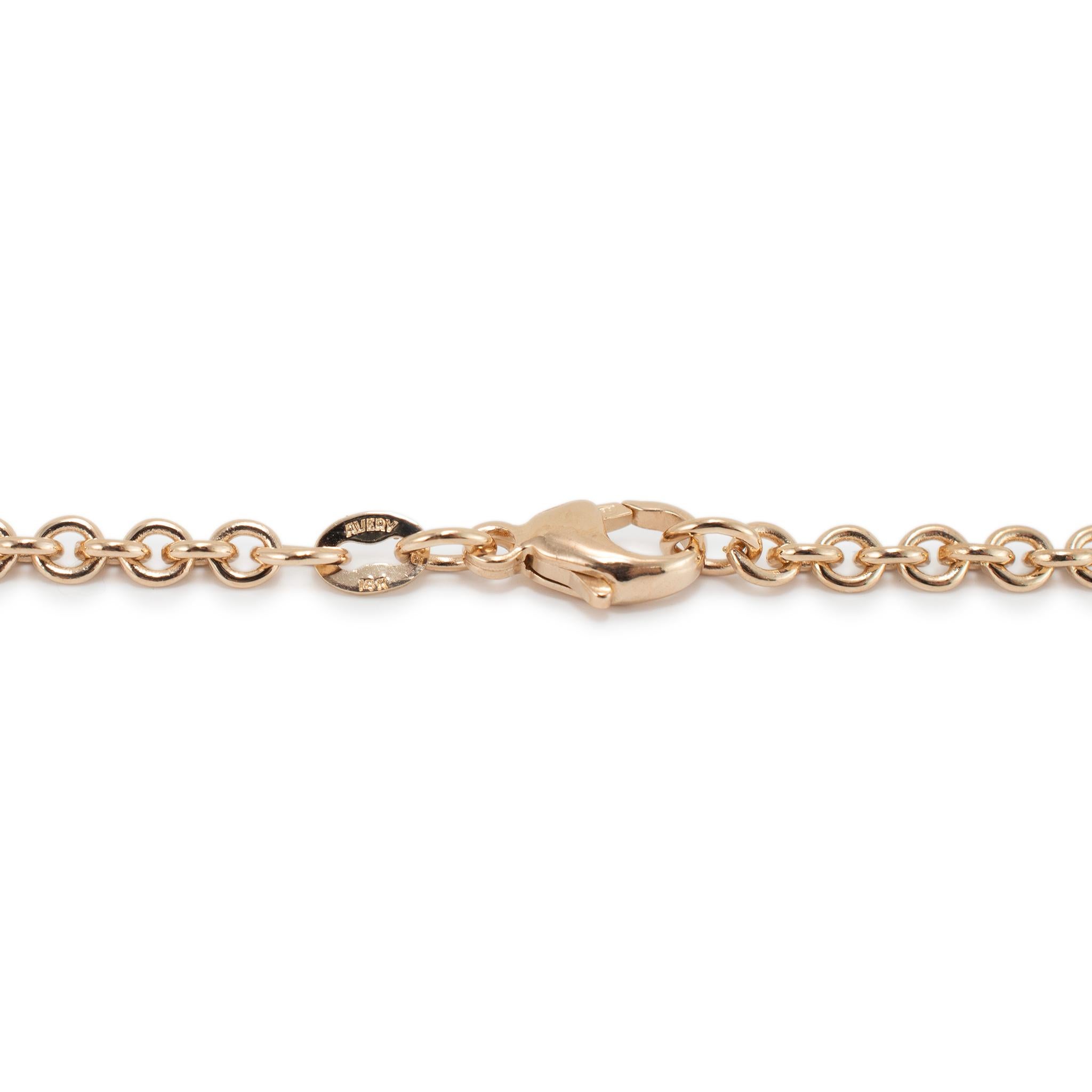 James Avery 14K Yellow Gold Heavy Cable Chain Necklace For Sale 1