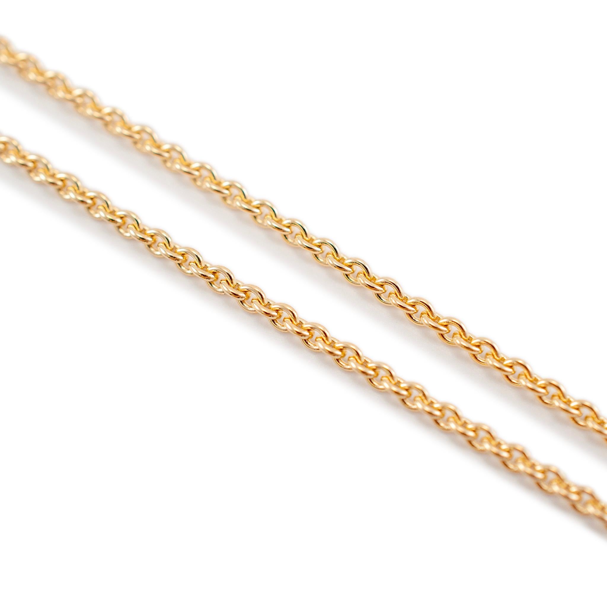 Marke: James Avery

Geschlecht: Unisex

Metall Typ: 14K Gelbgold

Länge: 16,00 Zoll

Breite: 1.90 mm

Gewicht: 4,96 Gramm

14K Gelbgold Kabel Gliederkette. Das Metall wurde getestet und es wurde festgestellt, dass es sich um 14 Karat Gelbgold