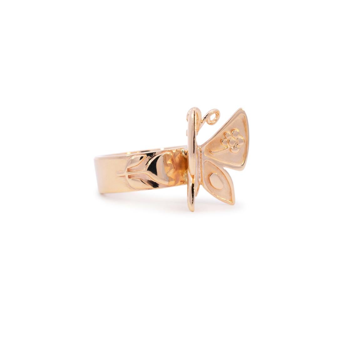 gold mariposa ring james avery