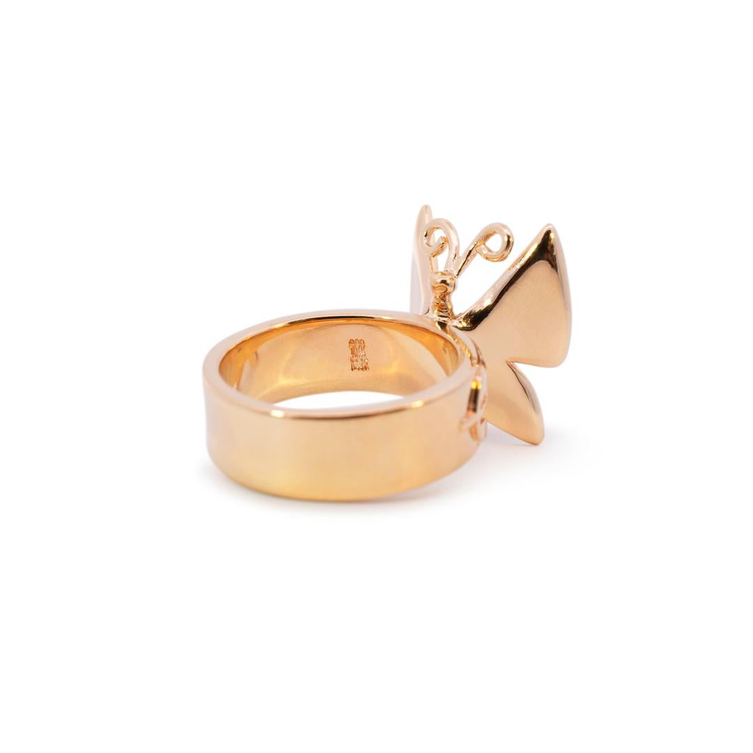 james avery gold mariposa ring
