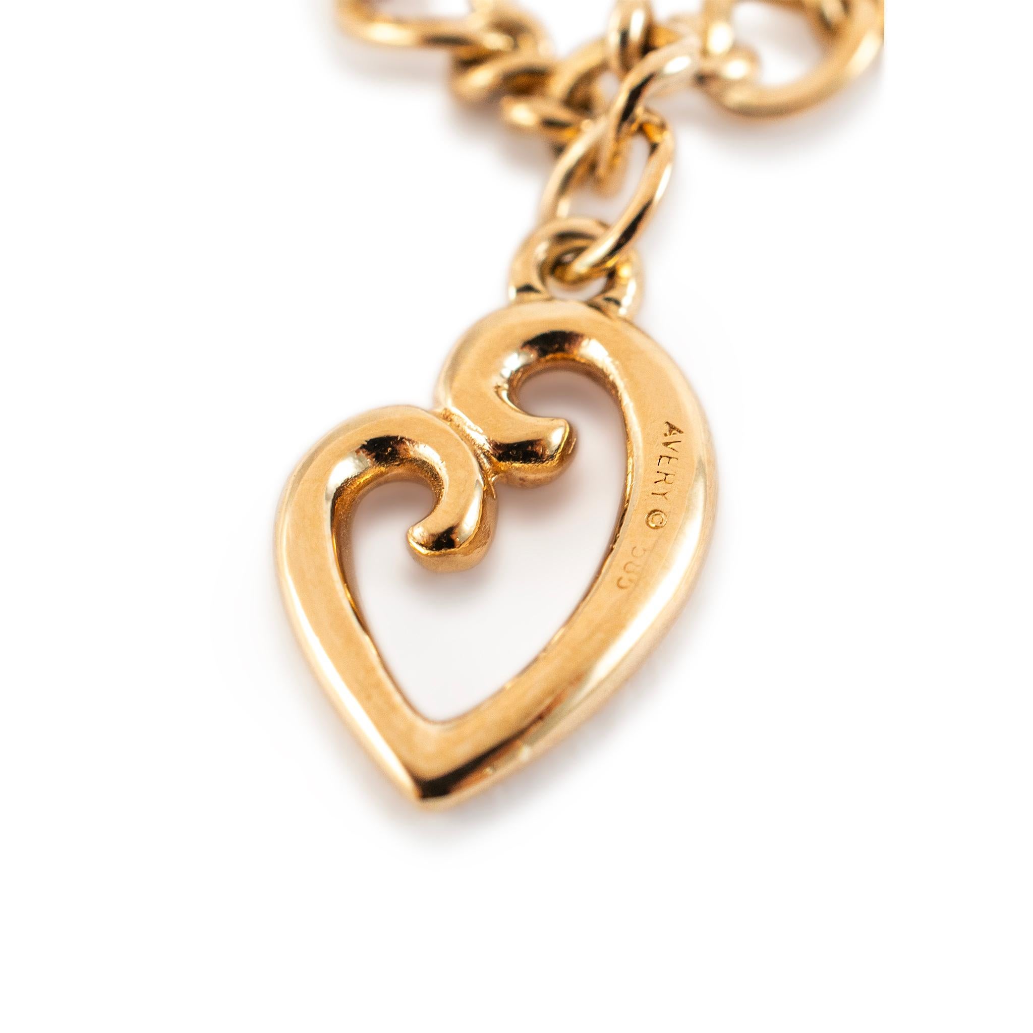 James Avery 14K Gelbgold Medium Twist Charm-Armband 6